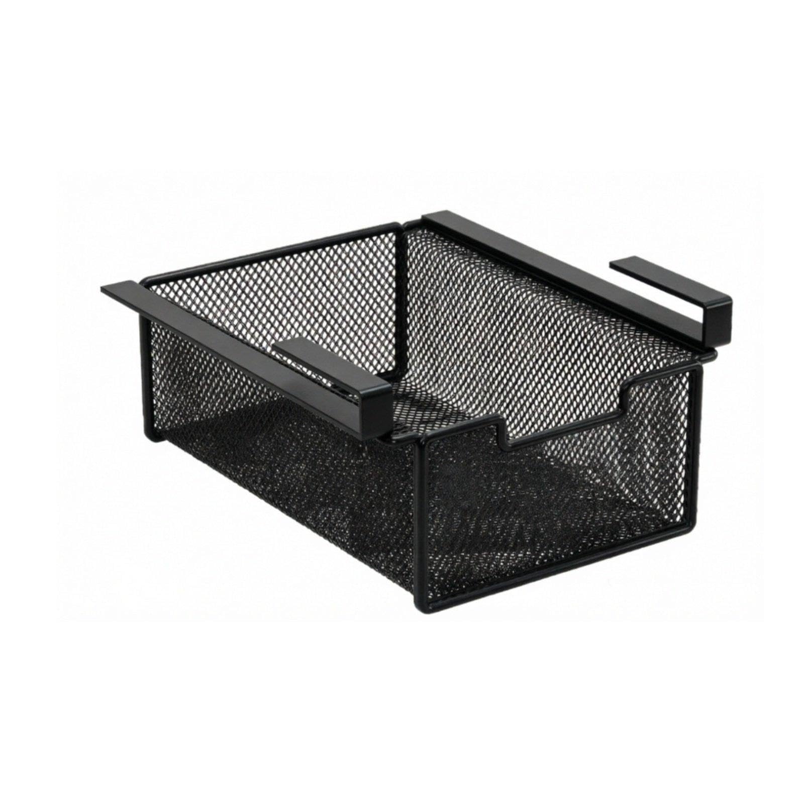 Trendivibe Underwear Organizer Divided Compartments Sock Organizer Basket Space Saving Wardrobe Hanging Basket For Closet Black