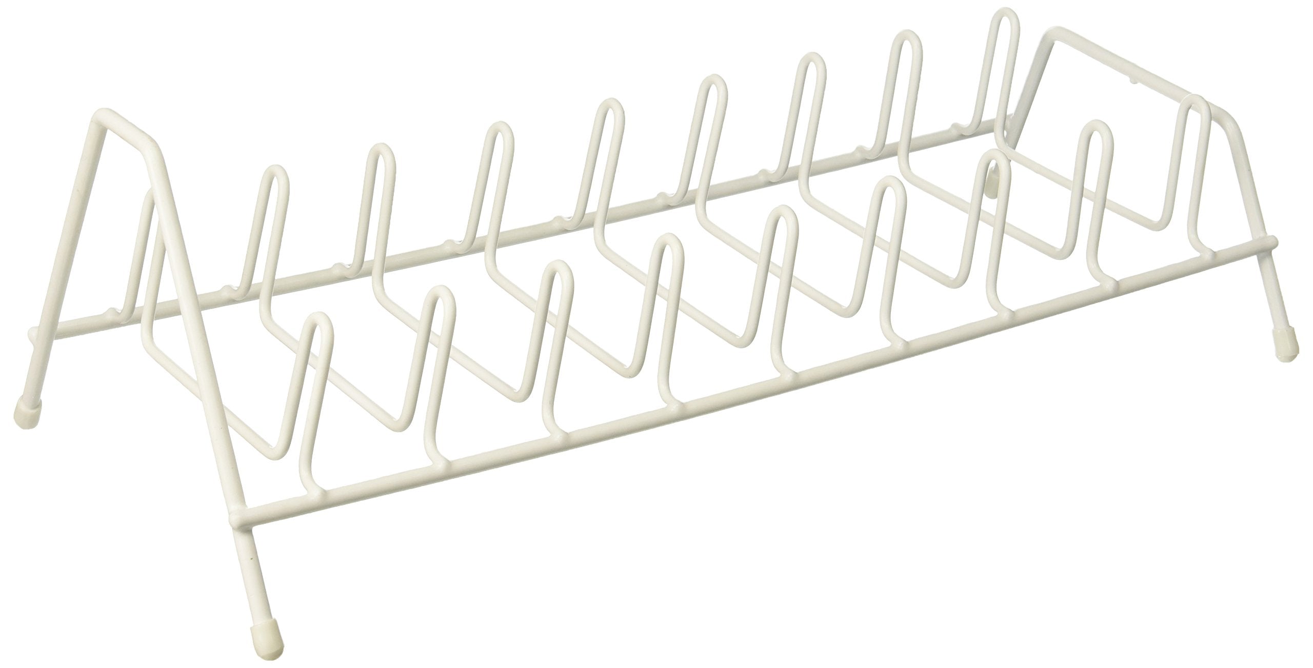 Homebasix Ji-39W-3L Lid Storage Rack 4-3/4'' X 13'' X 5-3/4'', White