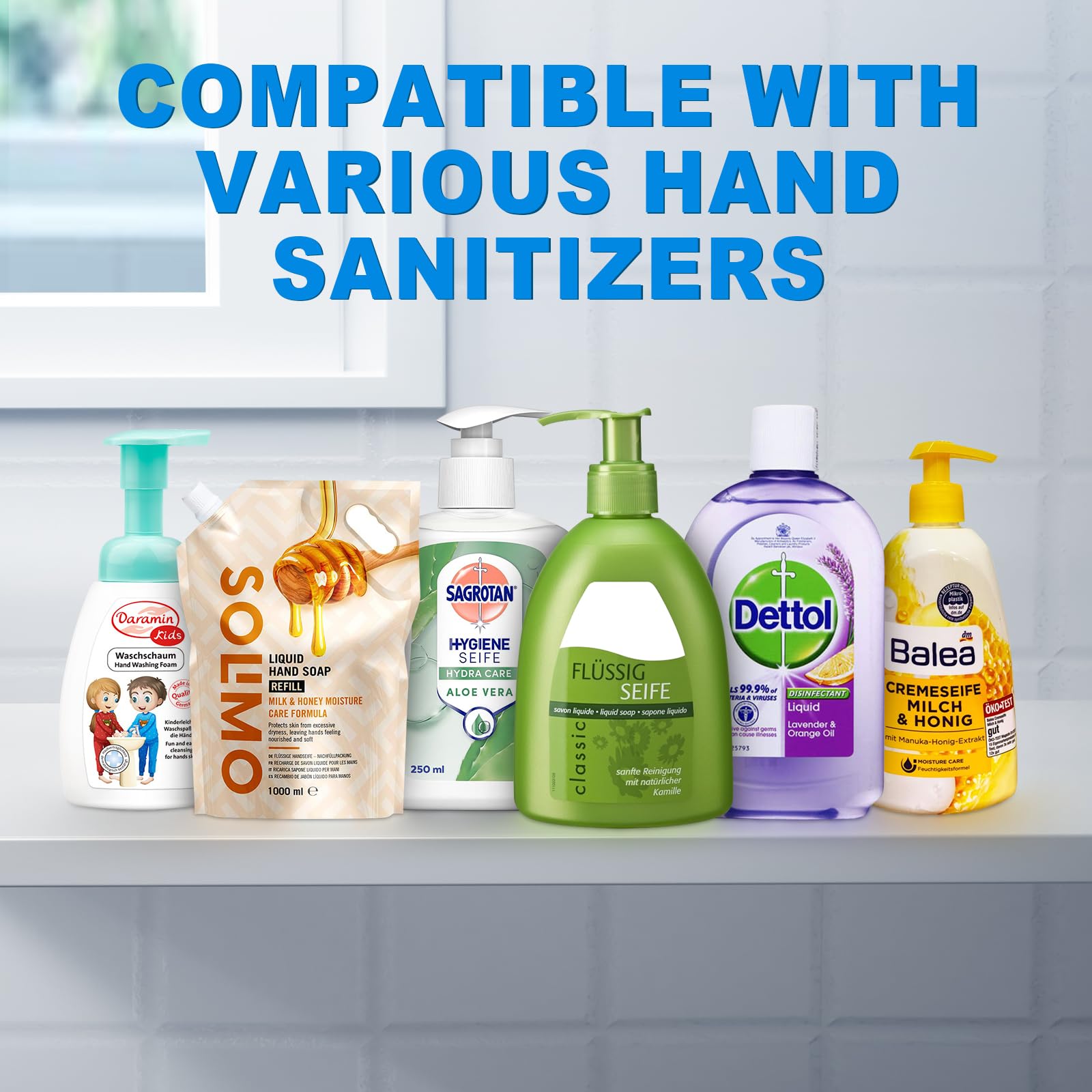 Amyzavls Automatic Liquid Soap Dispenser,380Ml Wall Mount Touchless 4 Gear Adjustable Electric Liquid Soap Dispenser,Usb Recharg