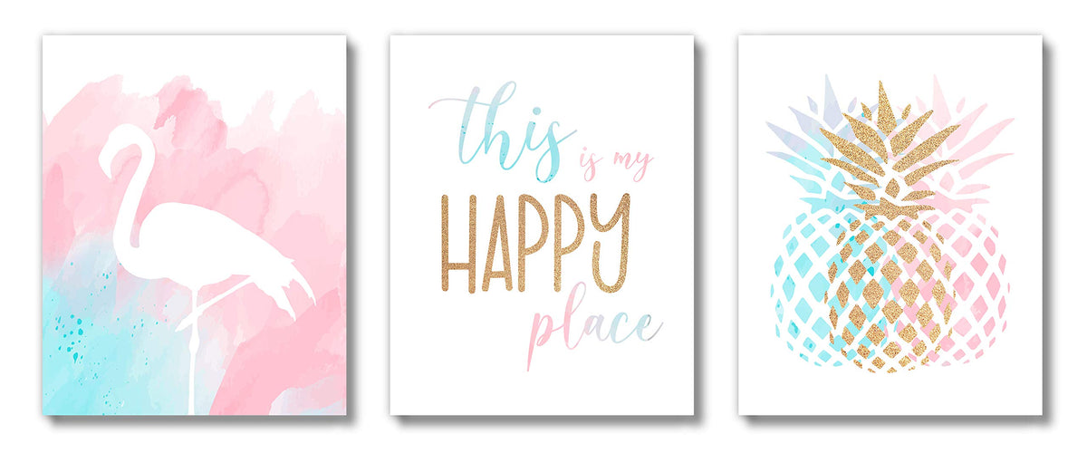 Brooke & Vine Teen Girl Room Wall Decor Art Prints (Unframed 8 X 10) Inspirational Wall Art, Motivational Quotes Posters For Kid