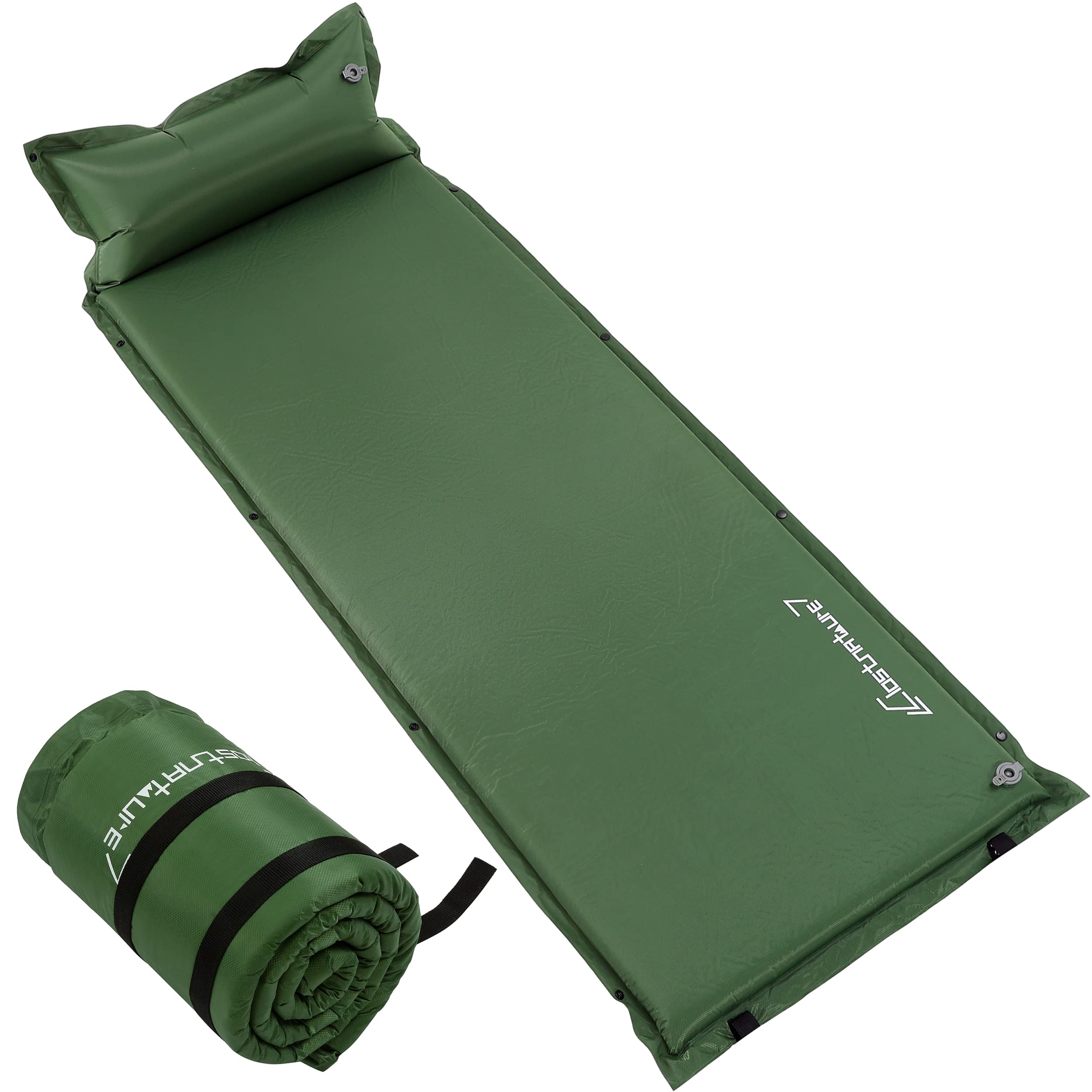 Clostnature Self Inflating Sleeping Pad For Camping - 1523 Inch Camping Pad, Lightweight Inflatable Camping Mattress Pad, Insula