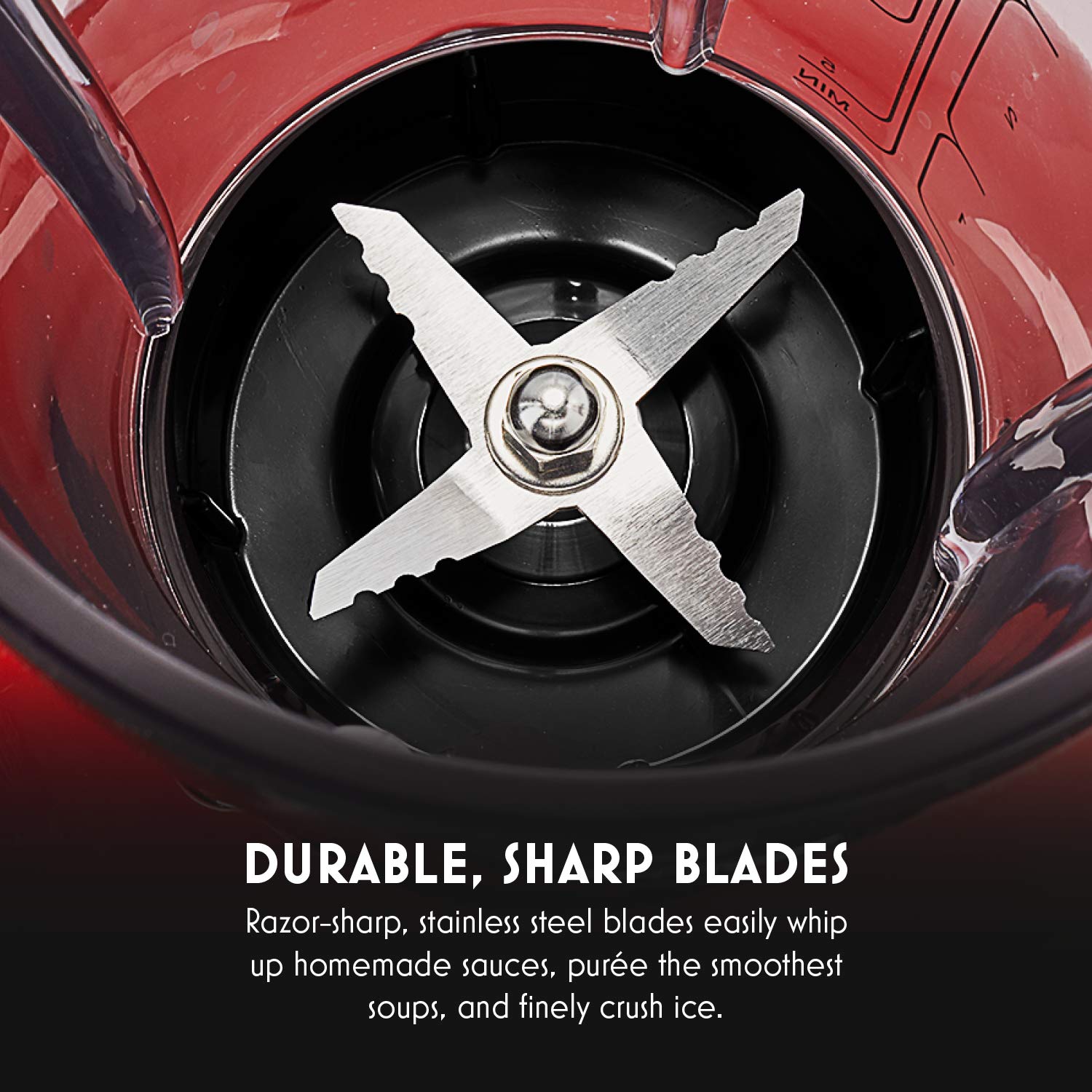 Ballarini Tesoro Countertop Blender - Metallic Grey  Made in Italy