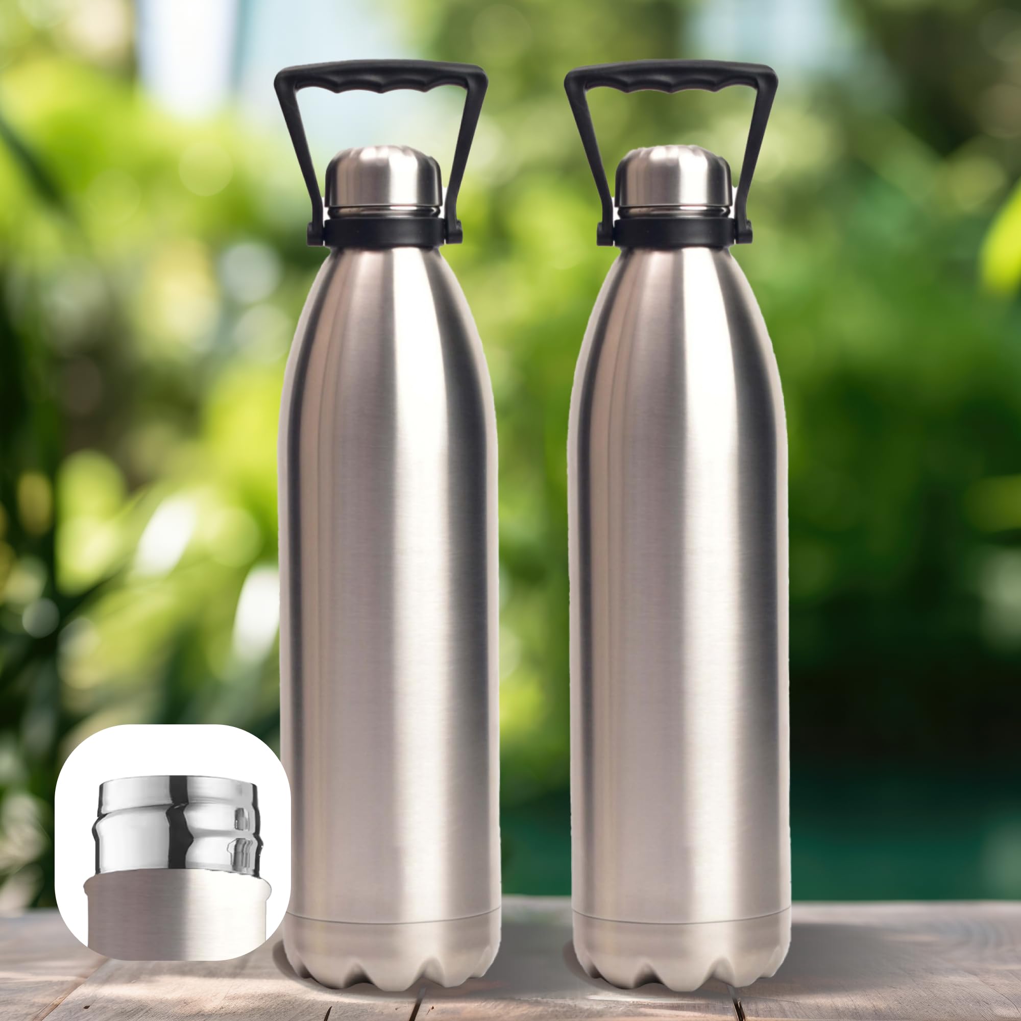 The Better Home Insulated Bottles 1900 Ml | Thermosteel Bottle | 8 Hrs Insulation | Hot & Cold Water Bottle | Leakproof