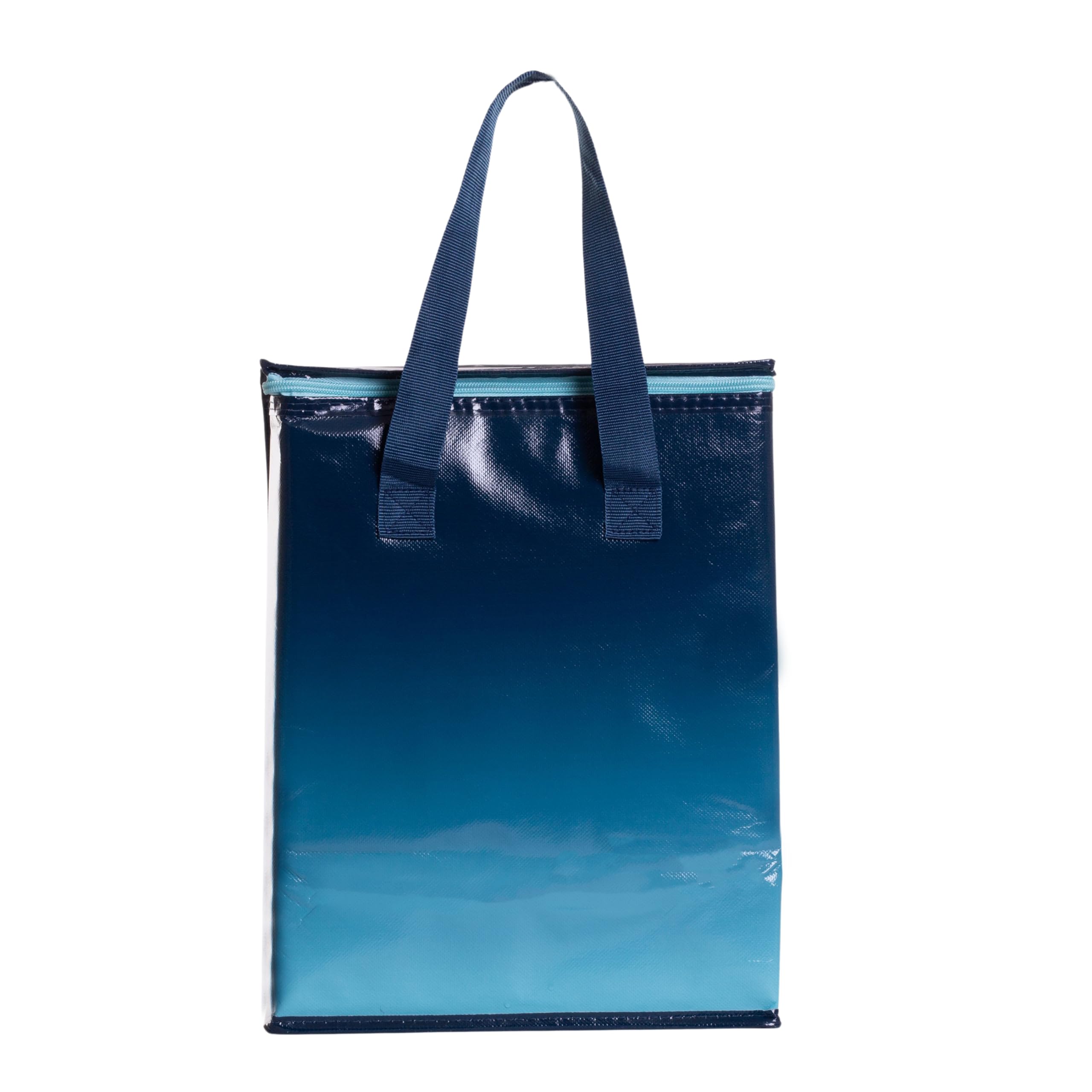 Planet E Reusable Grocery And Picnic Bags - Colorful Collapsible Multipurpose Heavy Duty Utility Tote With Insulated Zippered Co