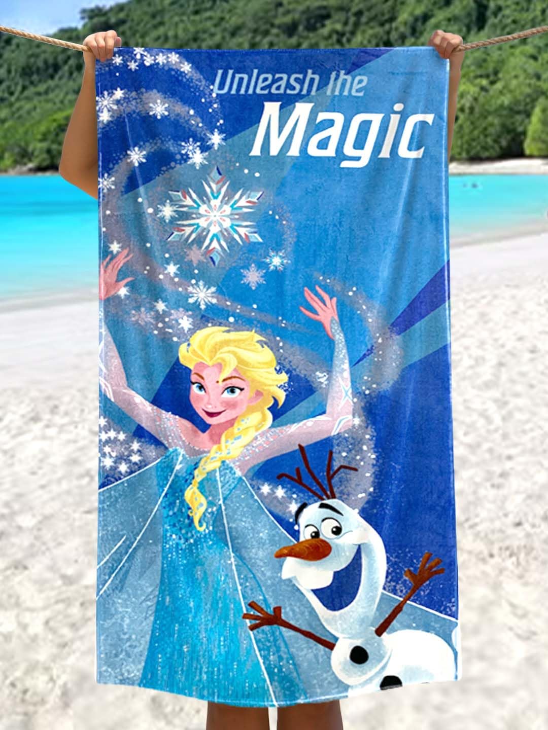 Athom Living Disney Frozen Kids Bath Towel