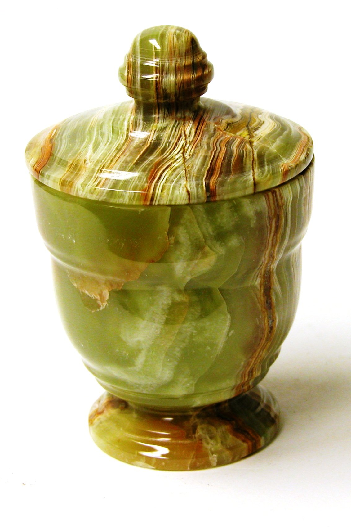 Nature Home Decor 549Cg Classic Green Onyx Canister
