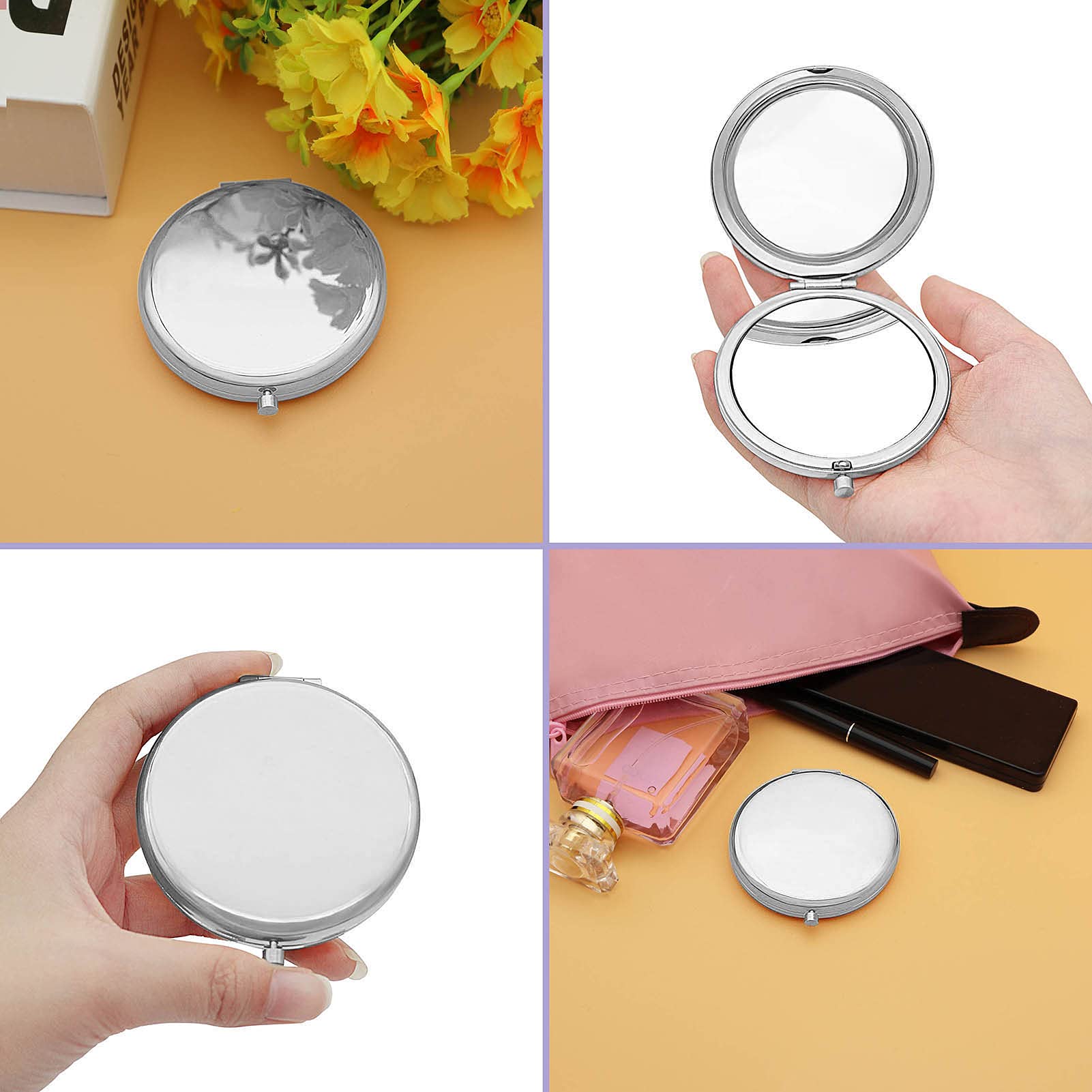 18th Birthday Gift for 18 Years Old Girls  Happy 18th Birthday Gift for Sister Niece Daughter Bestie  Folding Makeup Mirror for Her  Present Idea for Girls Turning 18 Years Old  18th Bday Gift for Her