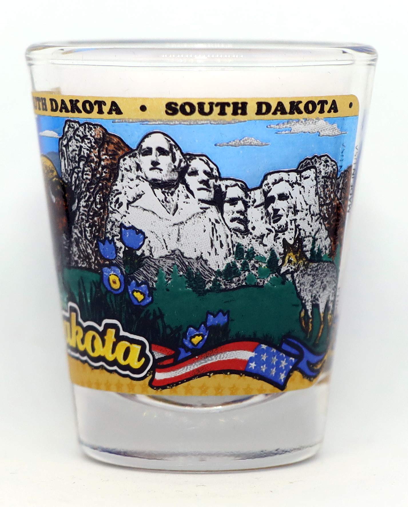 South Dakota State Wraparound Shot Glass