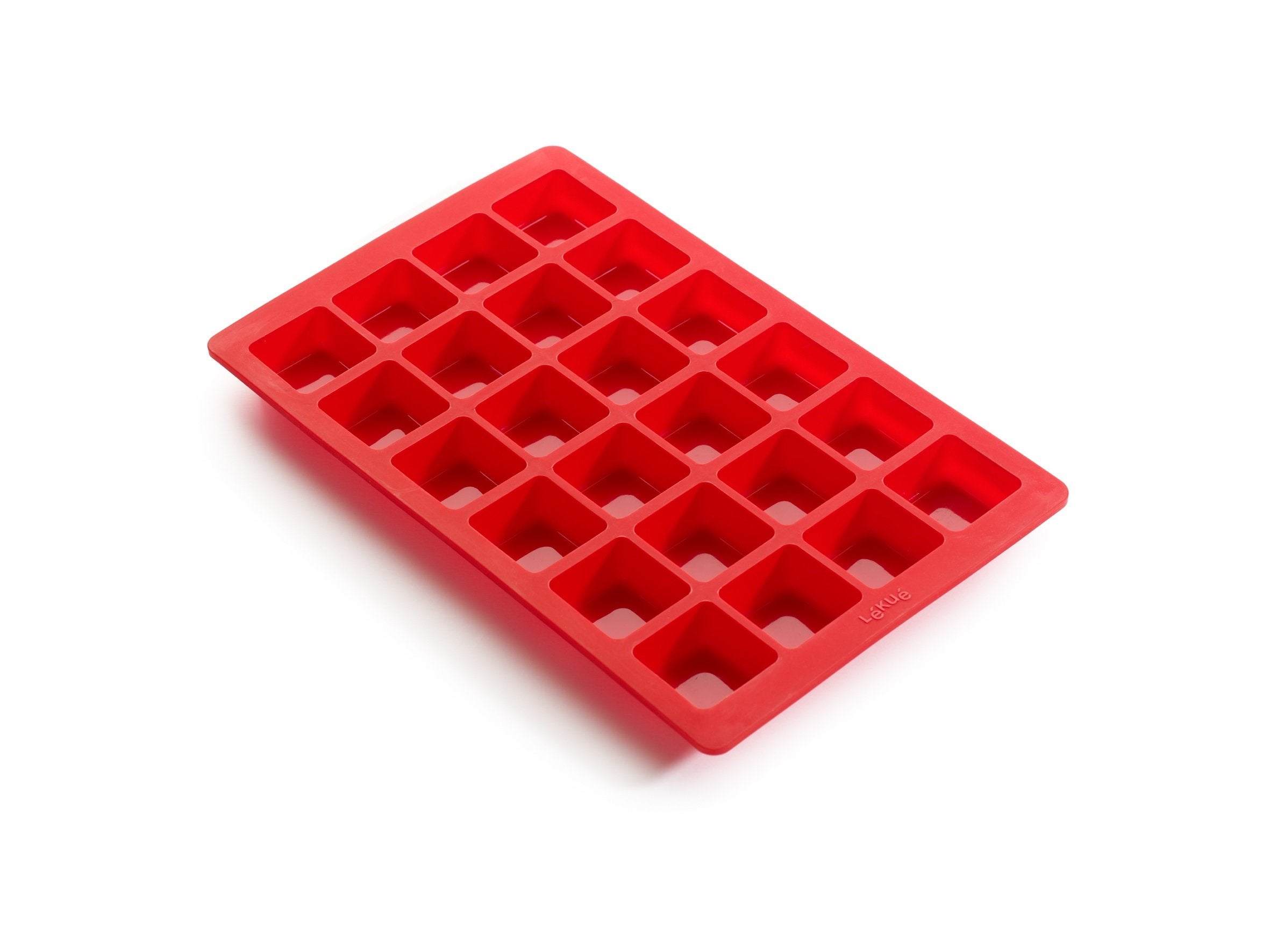 Lekue 24 Cavity Mini Brownie Mold Pan, Model # , Red