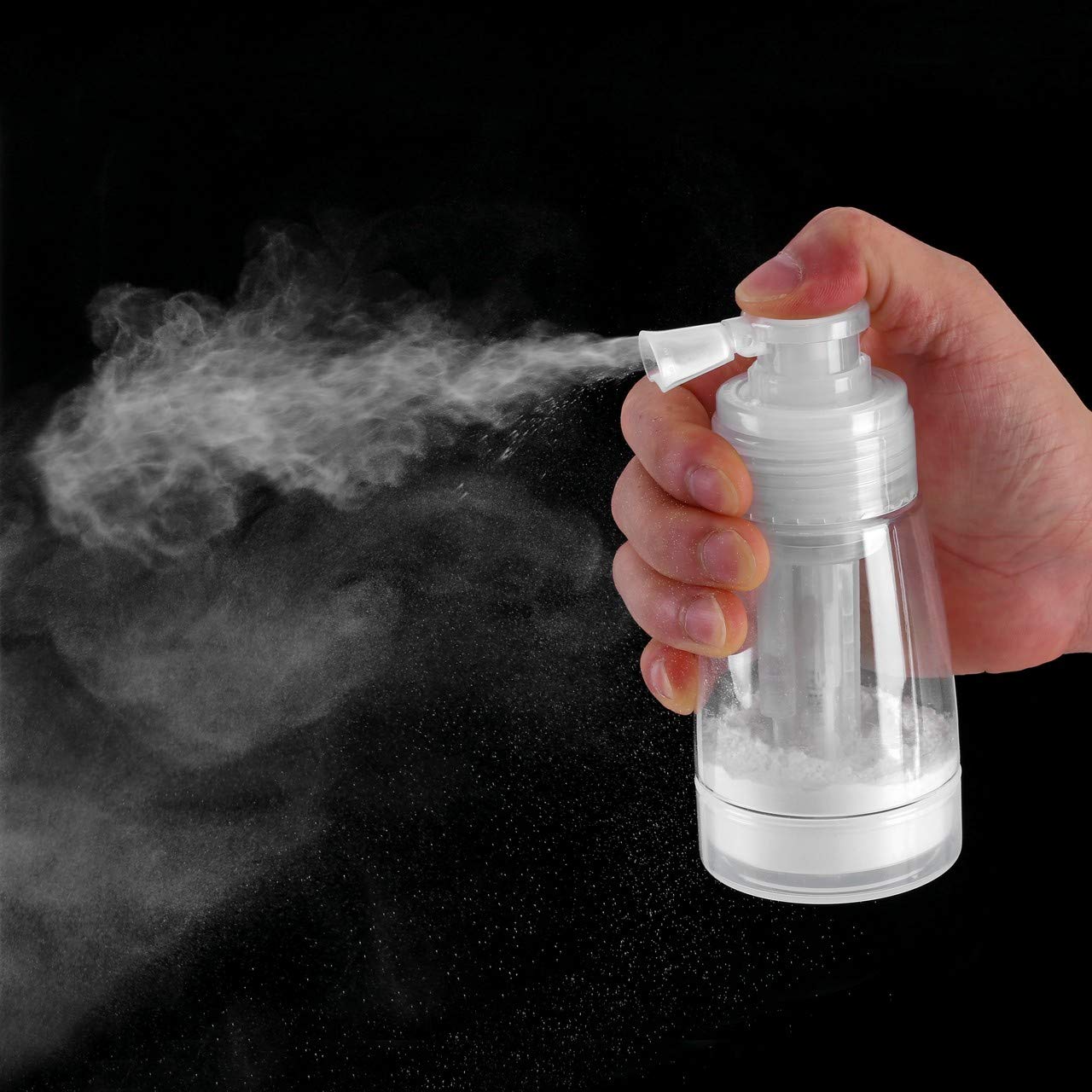 Ccbeauty Powder Spray Bottle, Barber Spray Bottle For Hair, Empty Portable Travel Cosmetics Container, Hair Fiber Applicator, Re