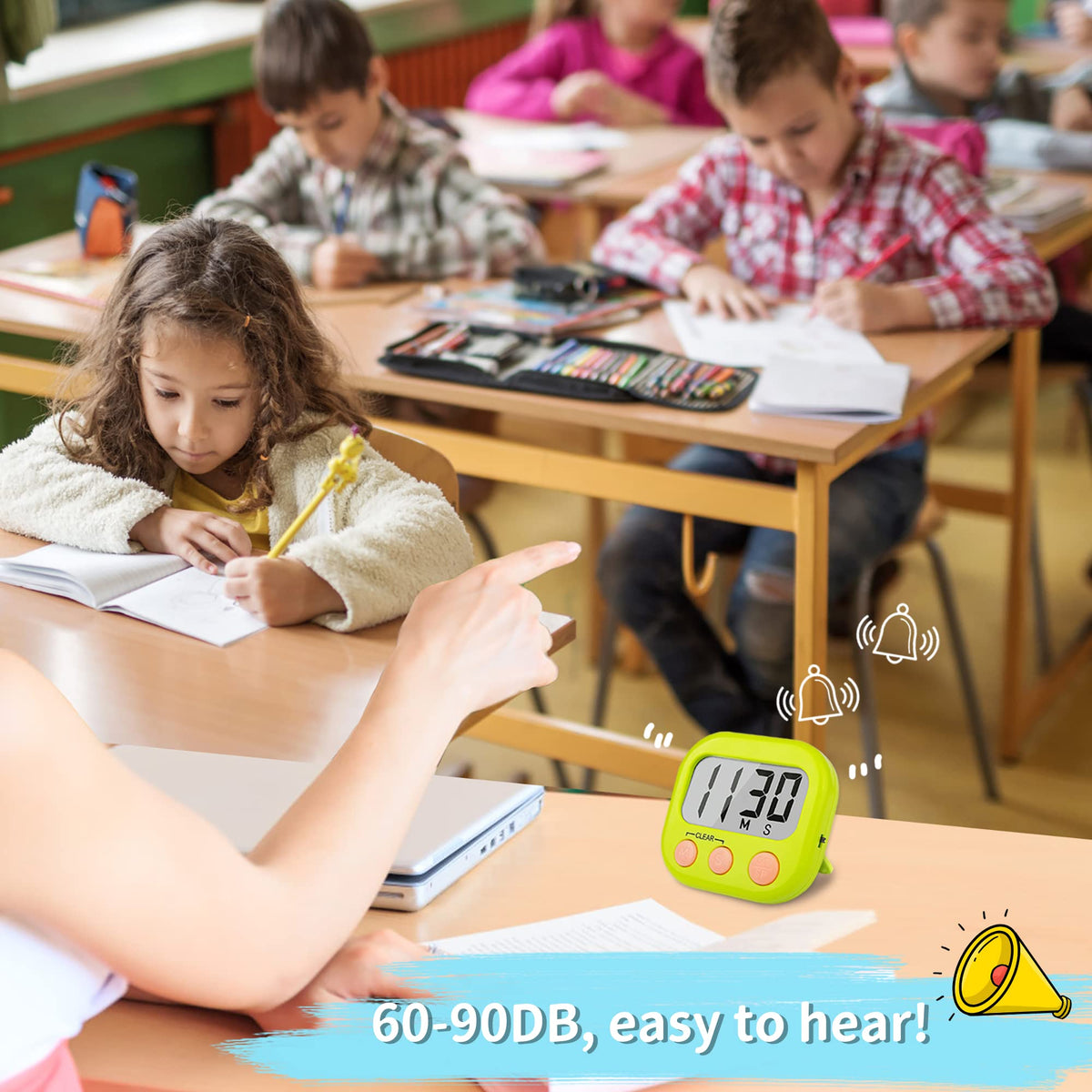 Digital Timer For Lessons Classroom Timers for Teachers Kids Large Magnetic Digital Timer Teache ...