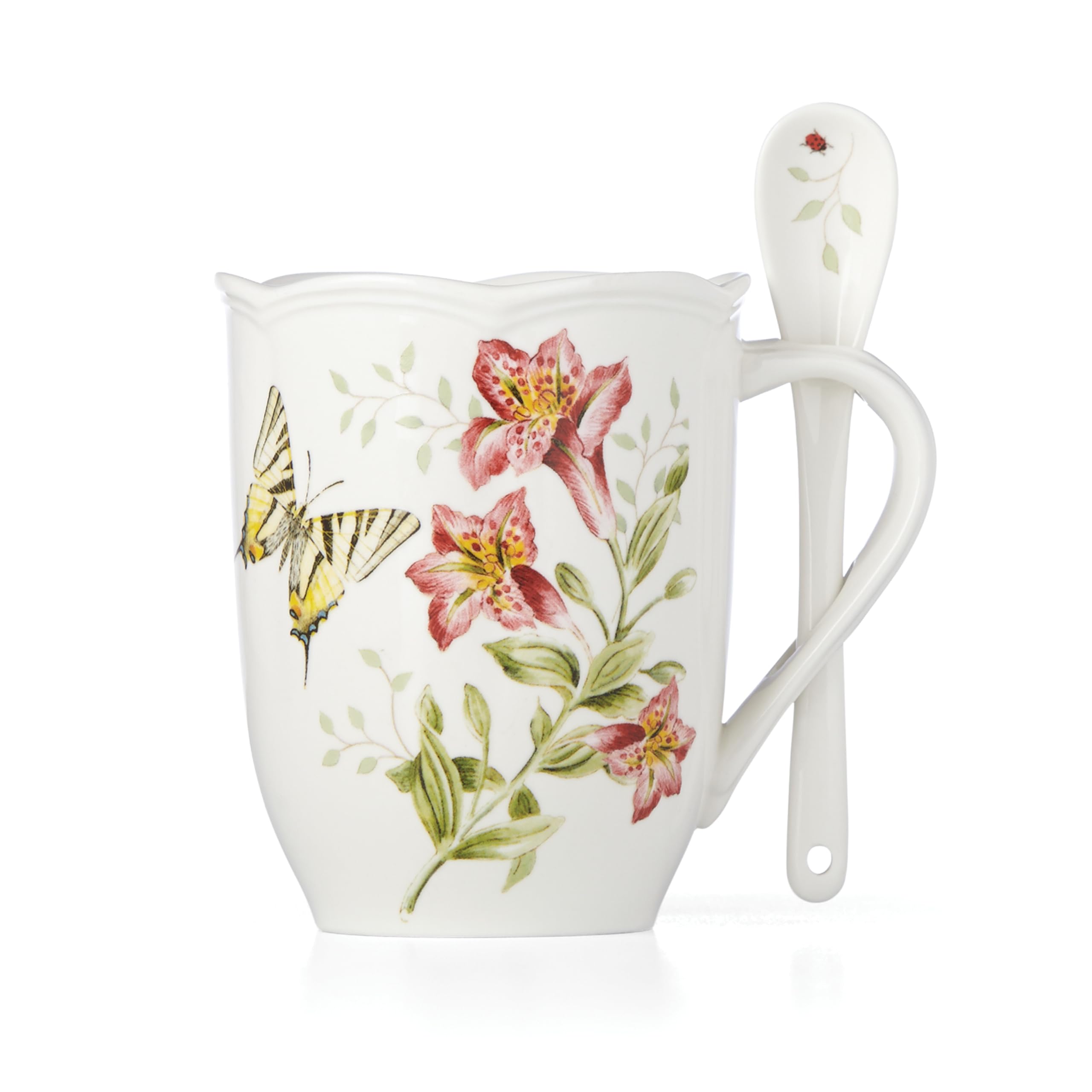 Lenox 890916 Butterfly Meadow Mug & Spoon