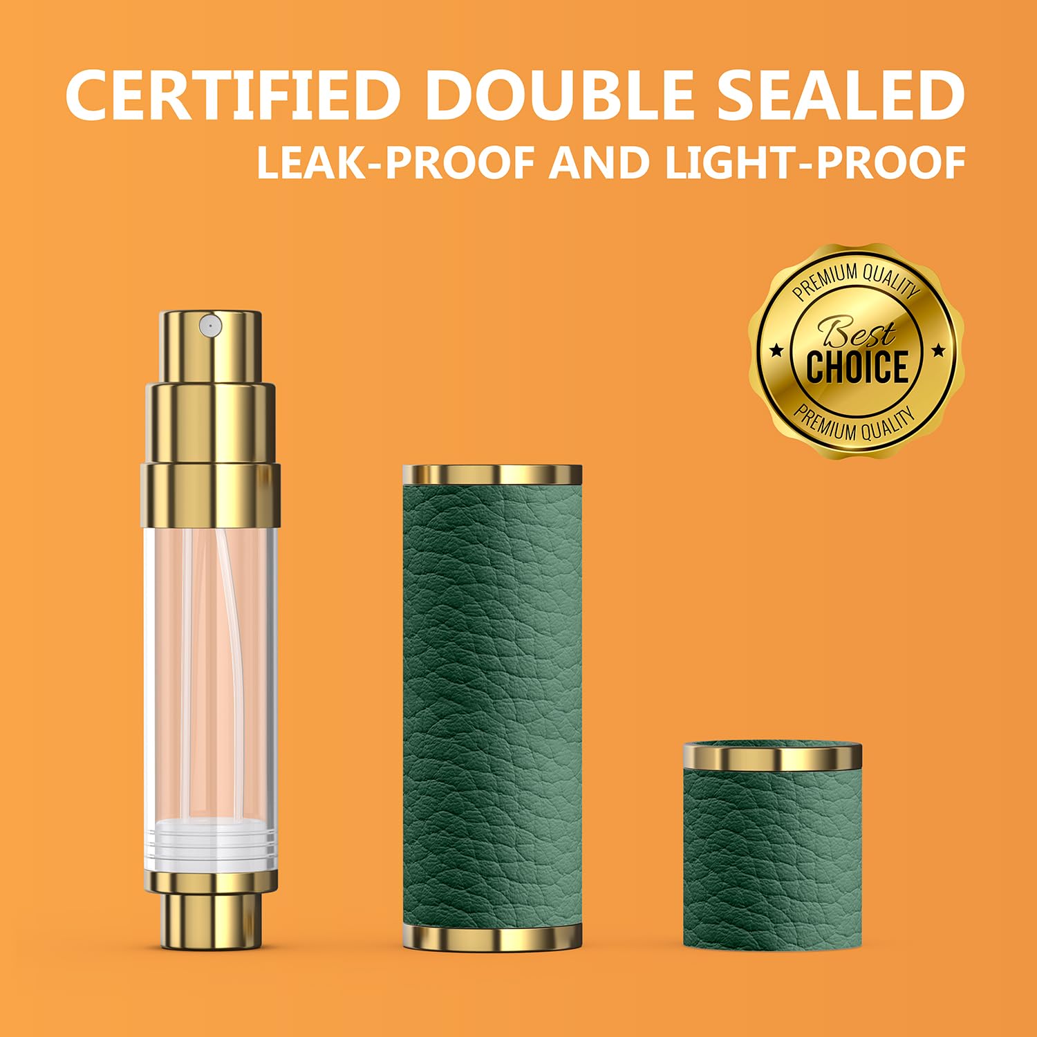 Fenhon Travel Perfume Bottle Refillable, 5Ml Perfume Atomizer, Portable Size Cologne Sprayer, Mini Empty Fragrance Spray Bottle