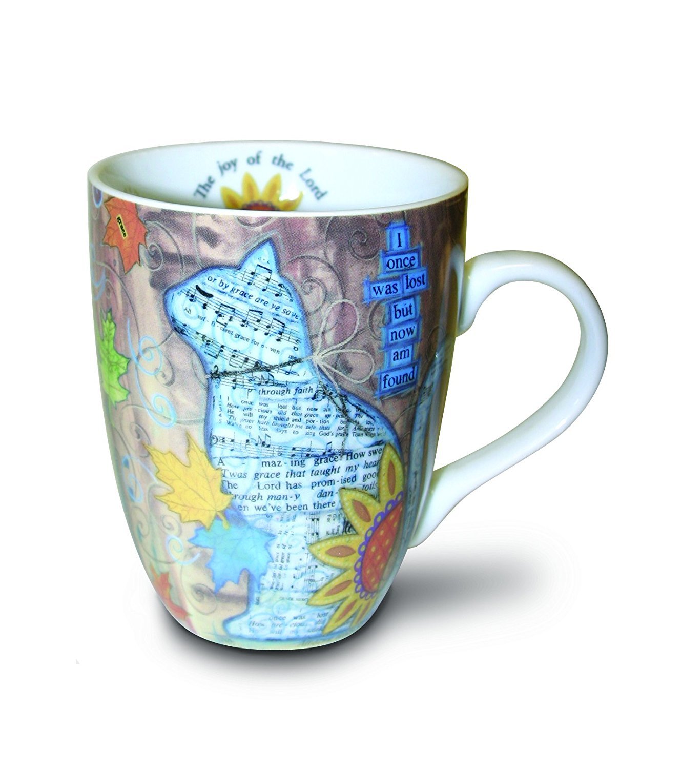 Divinity Boutique 22188 Boxed Ceramic Mugs, 1 Count (Pack of 1), Autumn Cat
