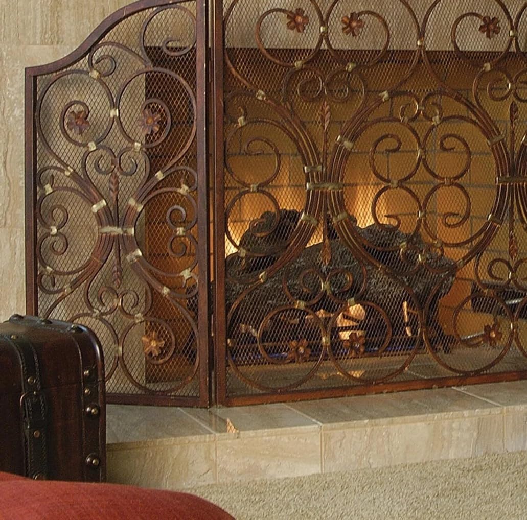 Spi Home Tuscan Provincial Classic Fireplace Screen