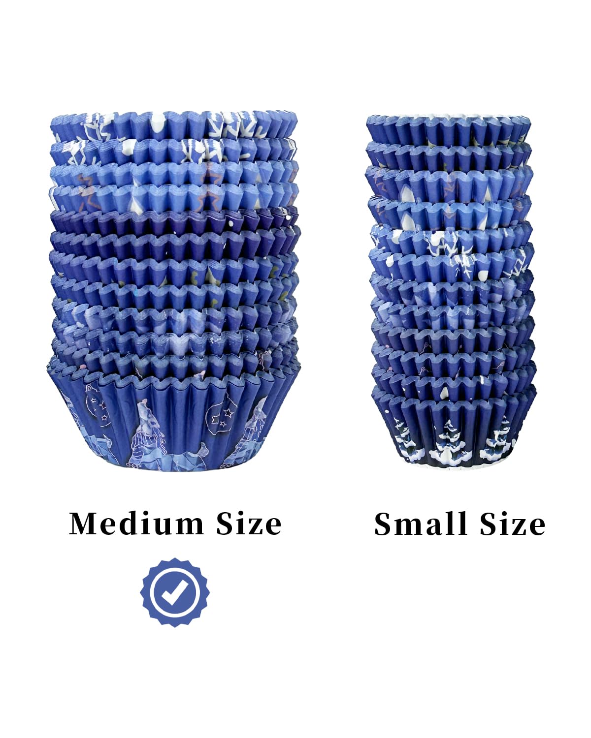 Cupcake Liners Muffin Cupcake Cups 300-Count Food Grade Candy Design Cupcake Papers Baking Cups Cupcake Wrappers Qiqee