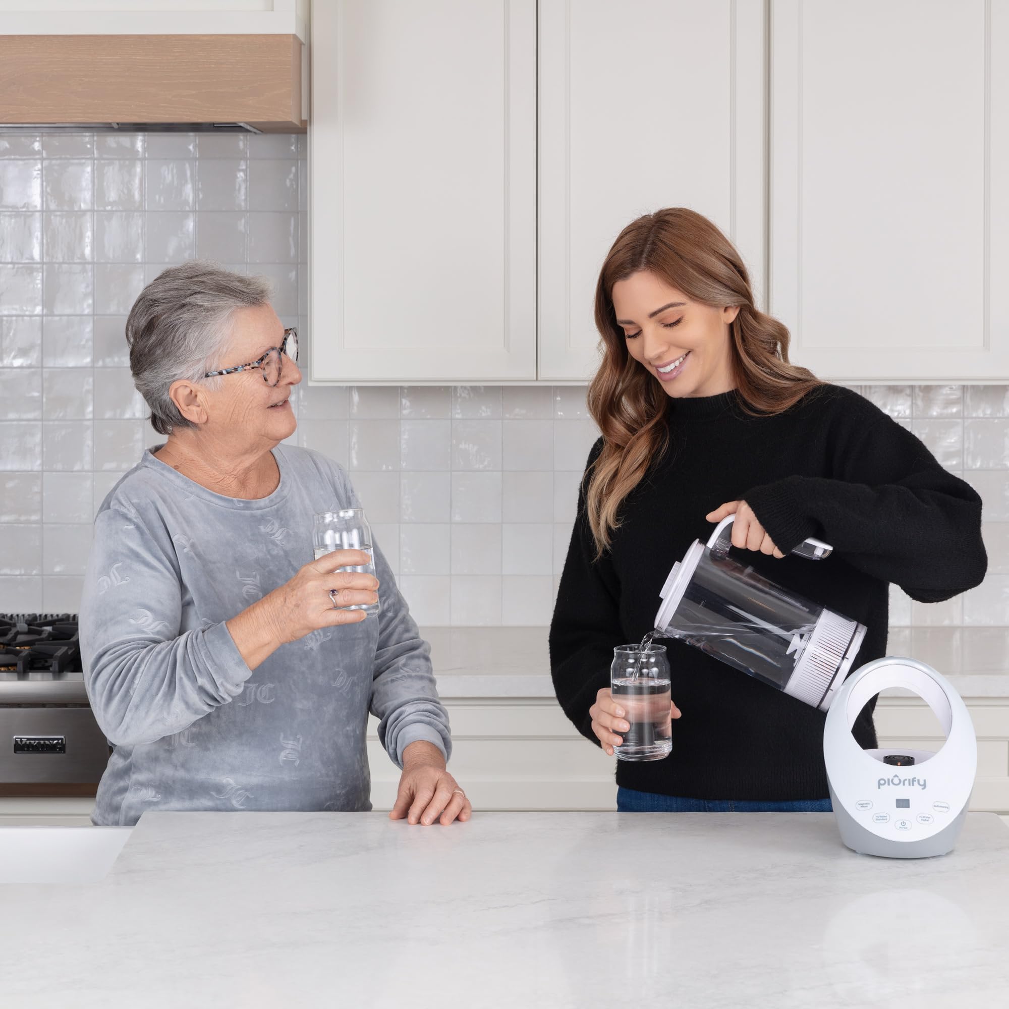 Piurify Hydrogen Water Pitcher - Rich Hydrogen Water Generator Electrolysis Jug Bpa Free With Spe And Pem Concentrator Technolog
