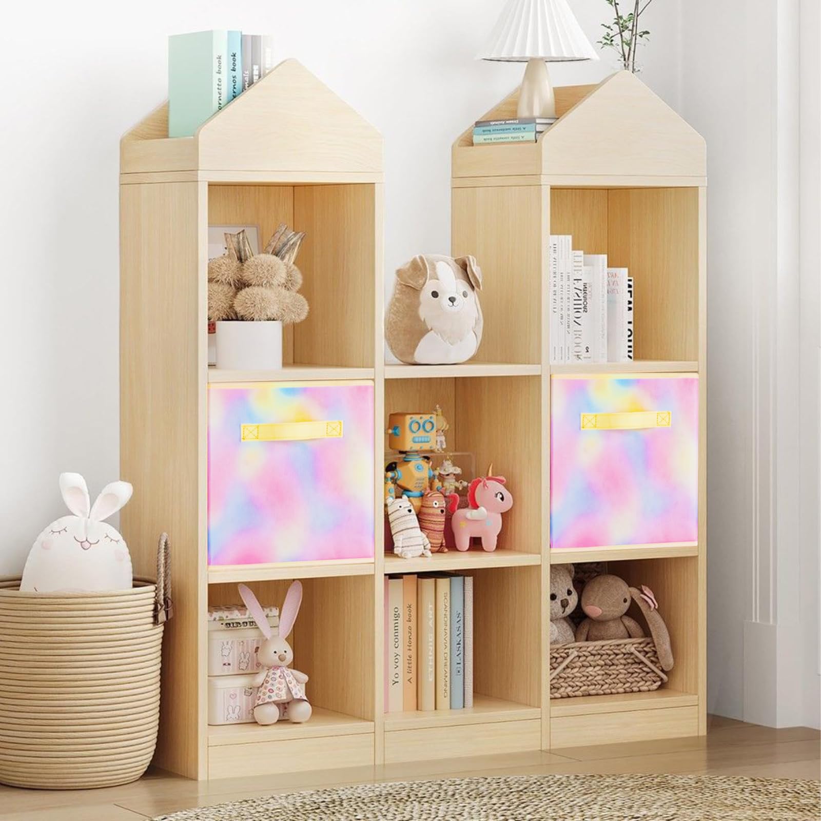 ShellKingdom Storage Bins, Foldable Fabric Storage Cubes And Cloth Storage Organizer Drawer For Closet And Toys Storage, 2 Pack