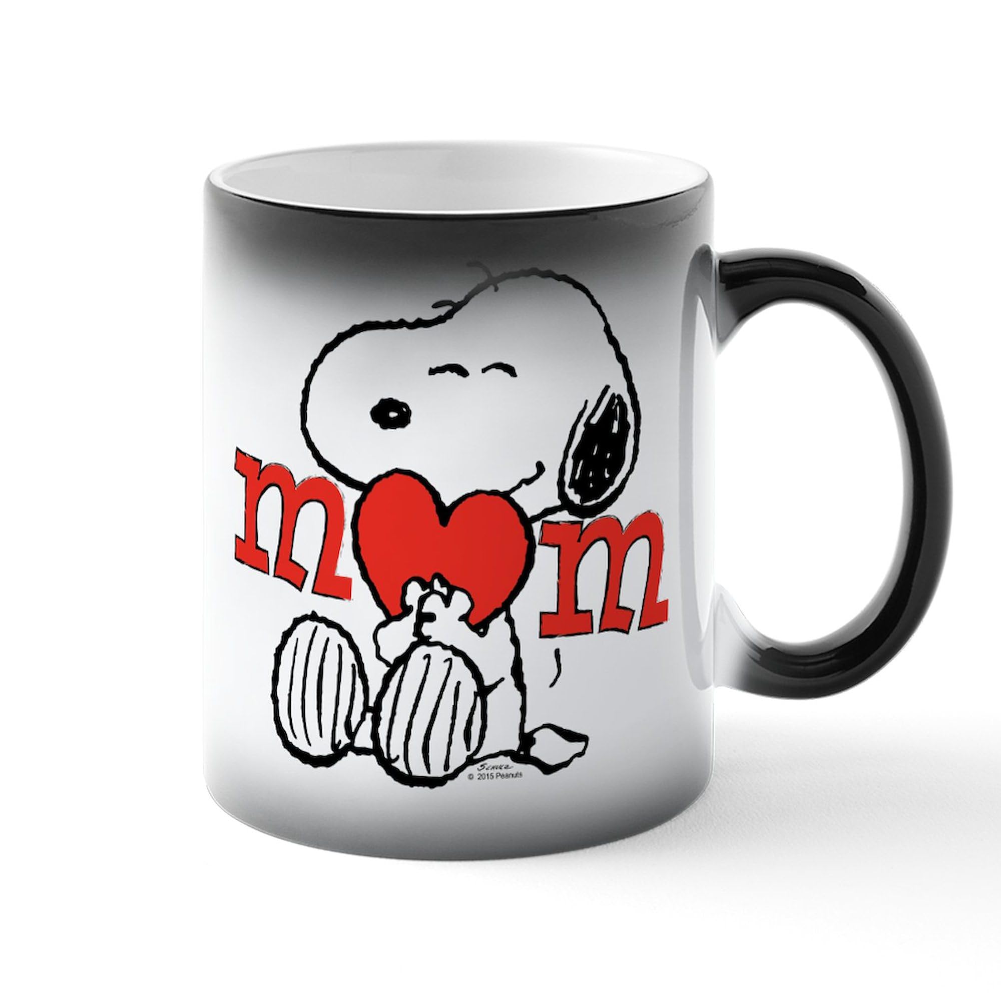 Cafepress Snoopy Mom Hug Ceramic Magic Mug Coffee, Tea Cup 11 Oz