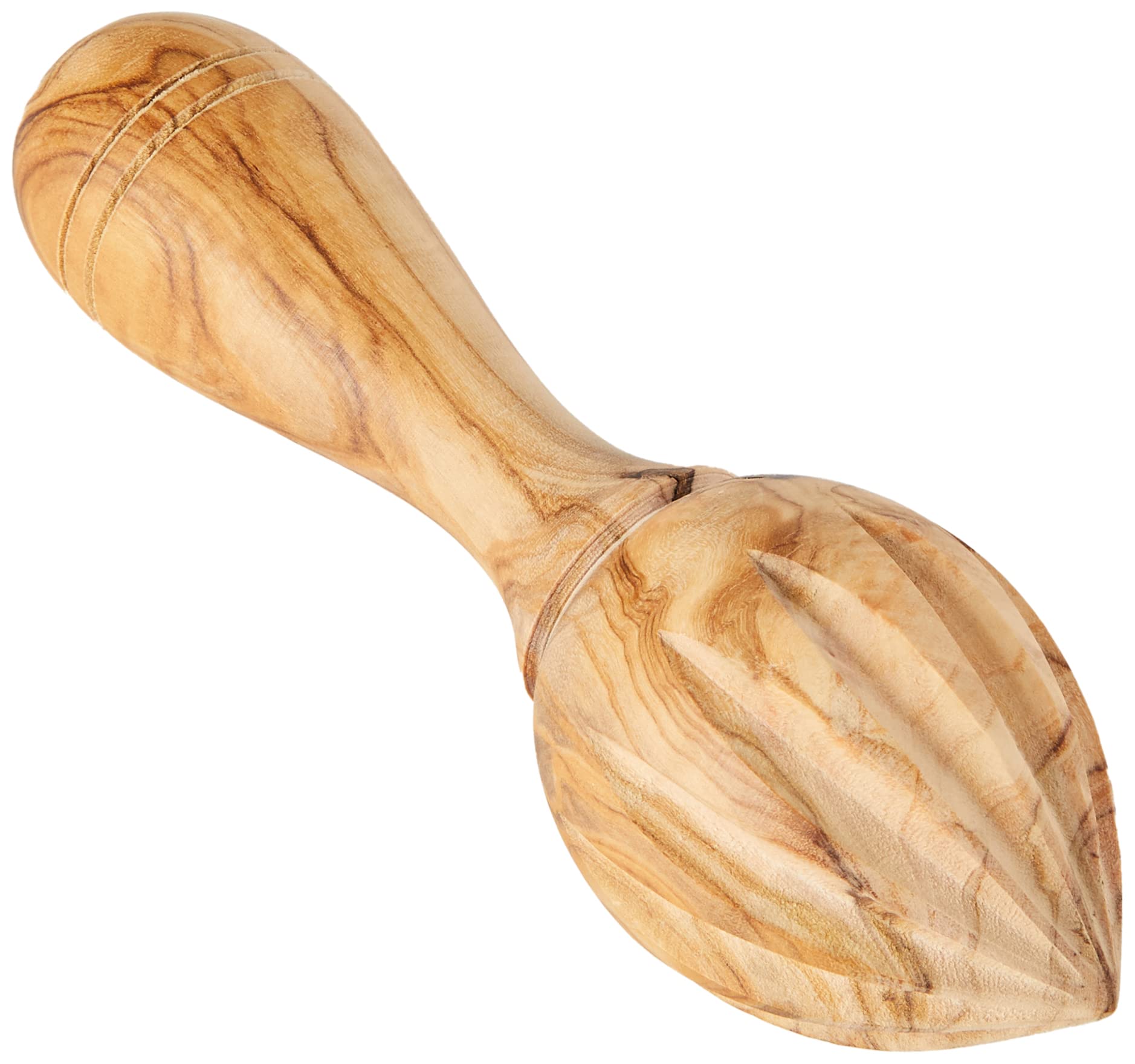 Naturally Med Olive Wood Lemon Juicer/Lemon Reamer - For Lemons, Limes, Citrus Squeezer. Handmade Wooden Juicer