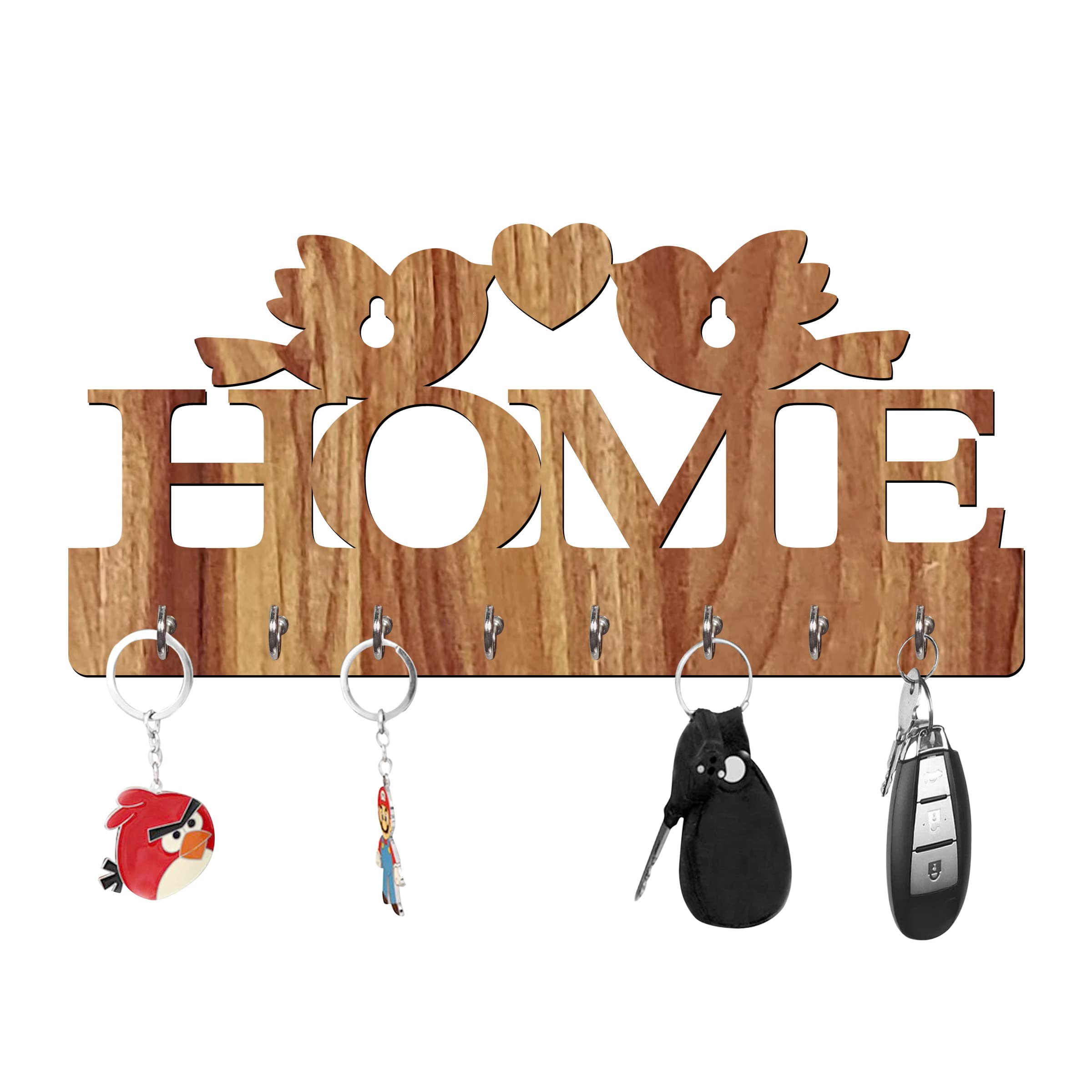 VPKKey Holder for Home Wall with Eight Hooks for Home & Office/Wall Mounted Key Holder/Wall Hanging
