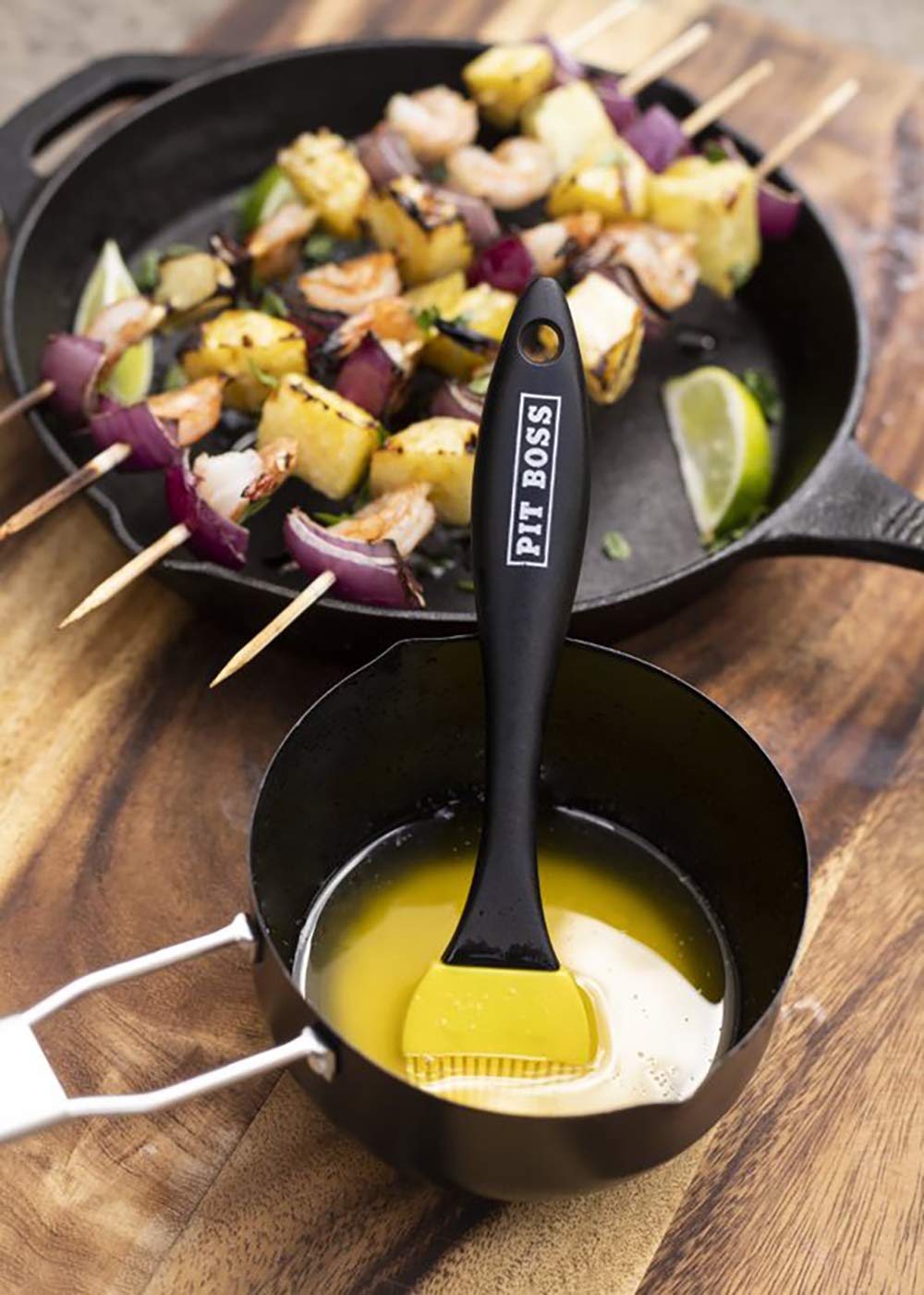Pit Boss 67267 Bbq Brush With Pot