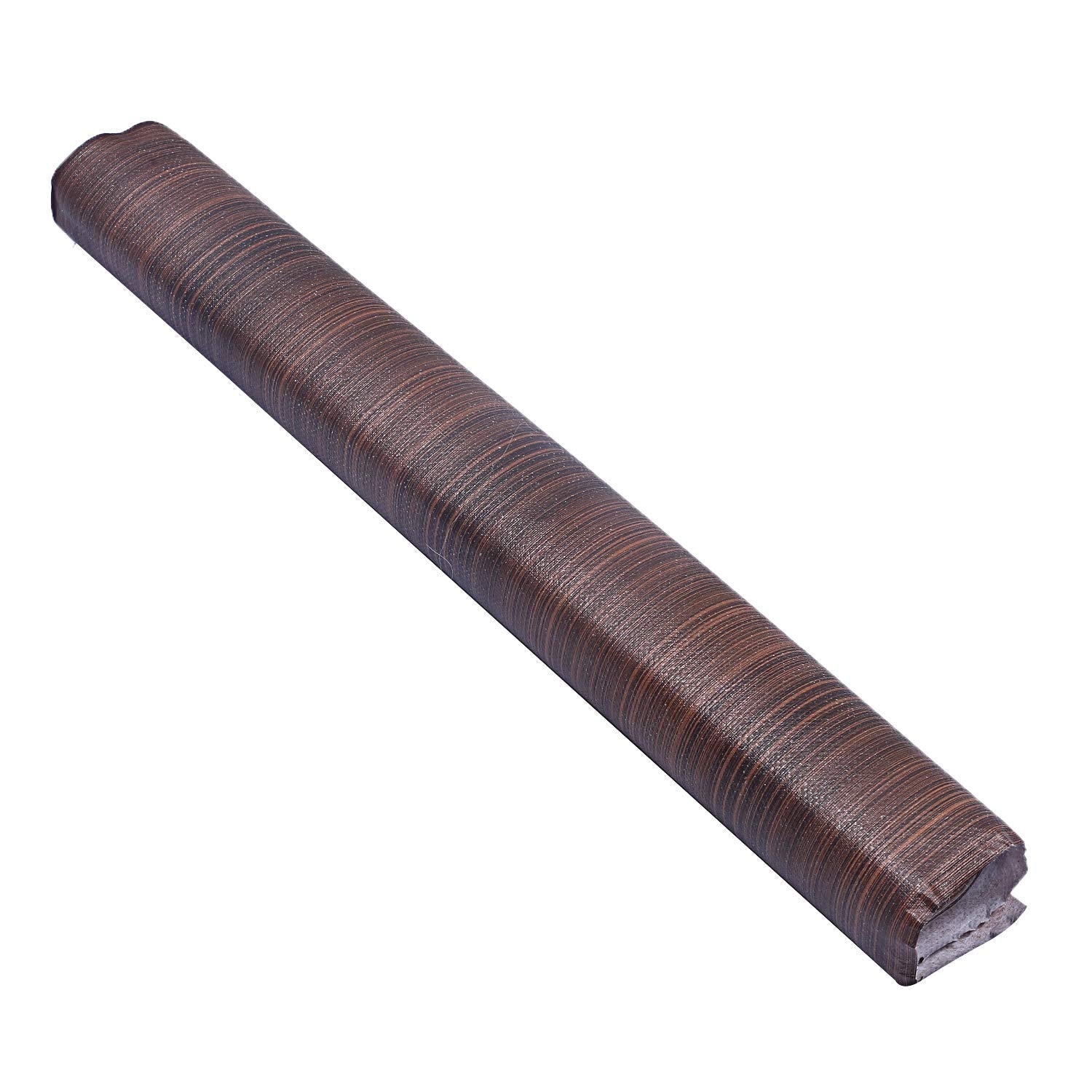 Kuber Industries Wooden Design Pvc Wardrobe Kitchen Drawer Shelf Mat,10 Mtr (Dark Brown) -Ctktc32152