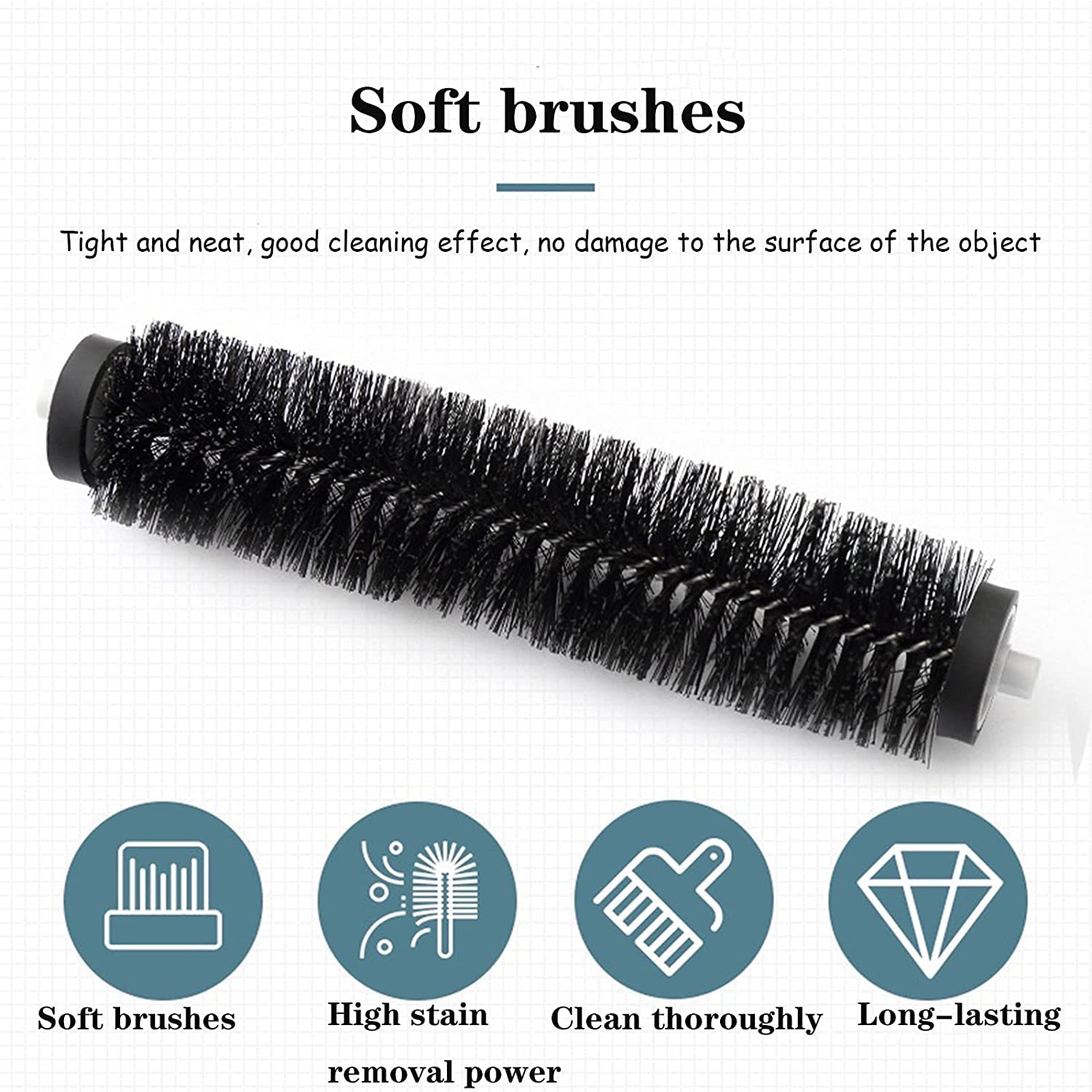 Onecheer Multi-Functional Table Crumb Sweeper, Handy Rolling Bed Sweeping Brush, Floor Dust Remover, Cleaning Brush for Removing