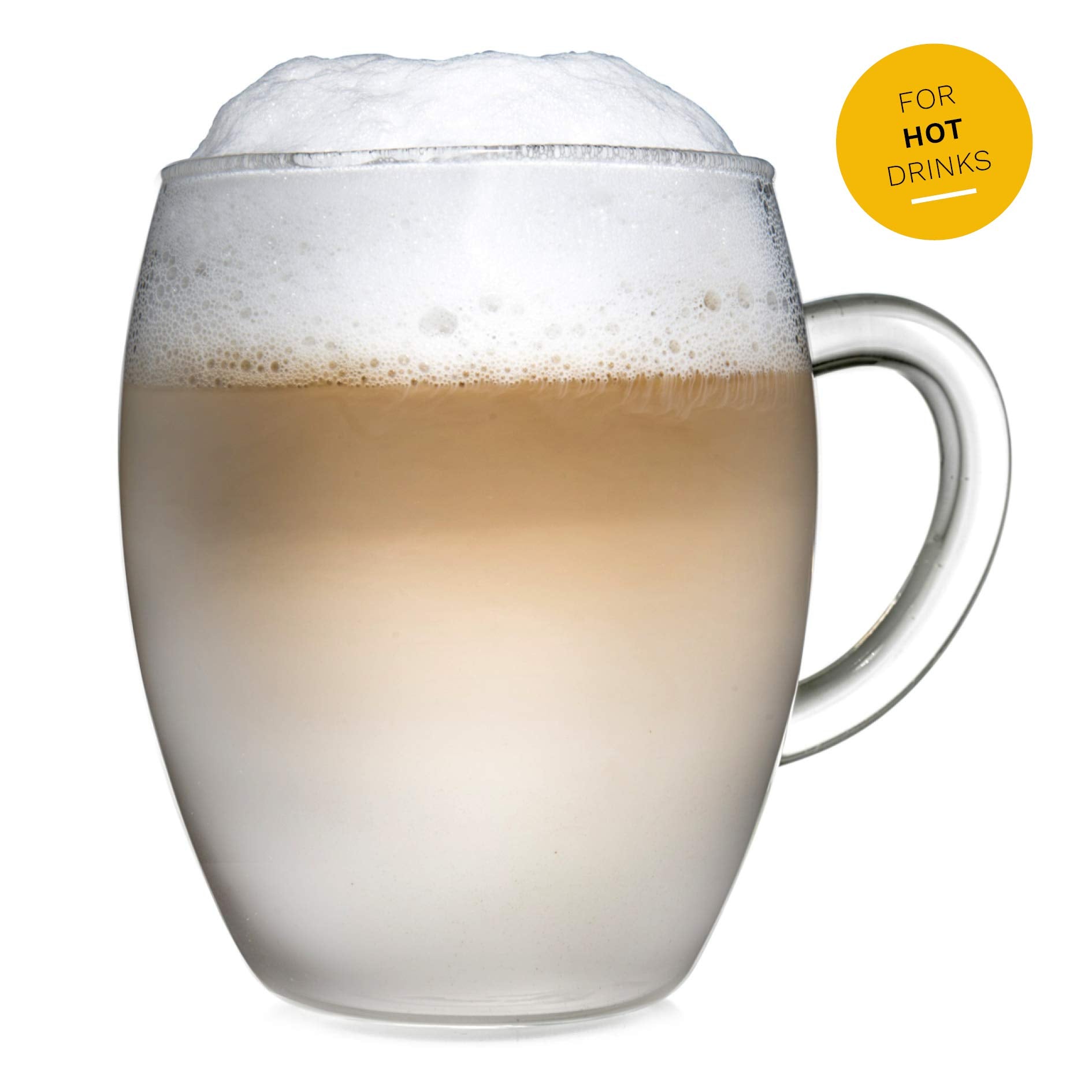 Creano Tea Glass With Stainless Steel Infuser And Glass Lid - 14Oz (400Ml)