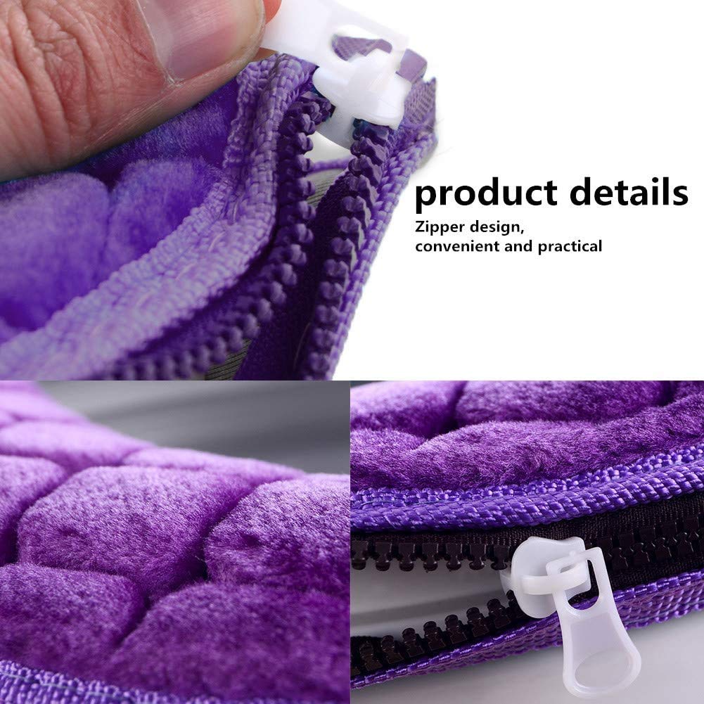 Wdshcr Toilet Seat Cover For Bathroom, Toilet Seat Cushion Covers Soft Thicker Warmer Washable Toilet Seat Cover Pads With Zippe