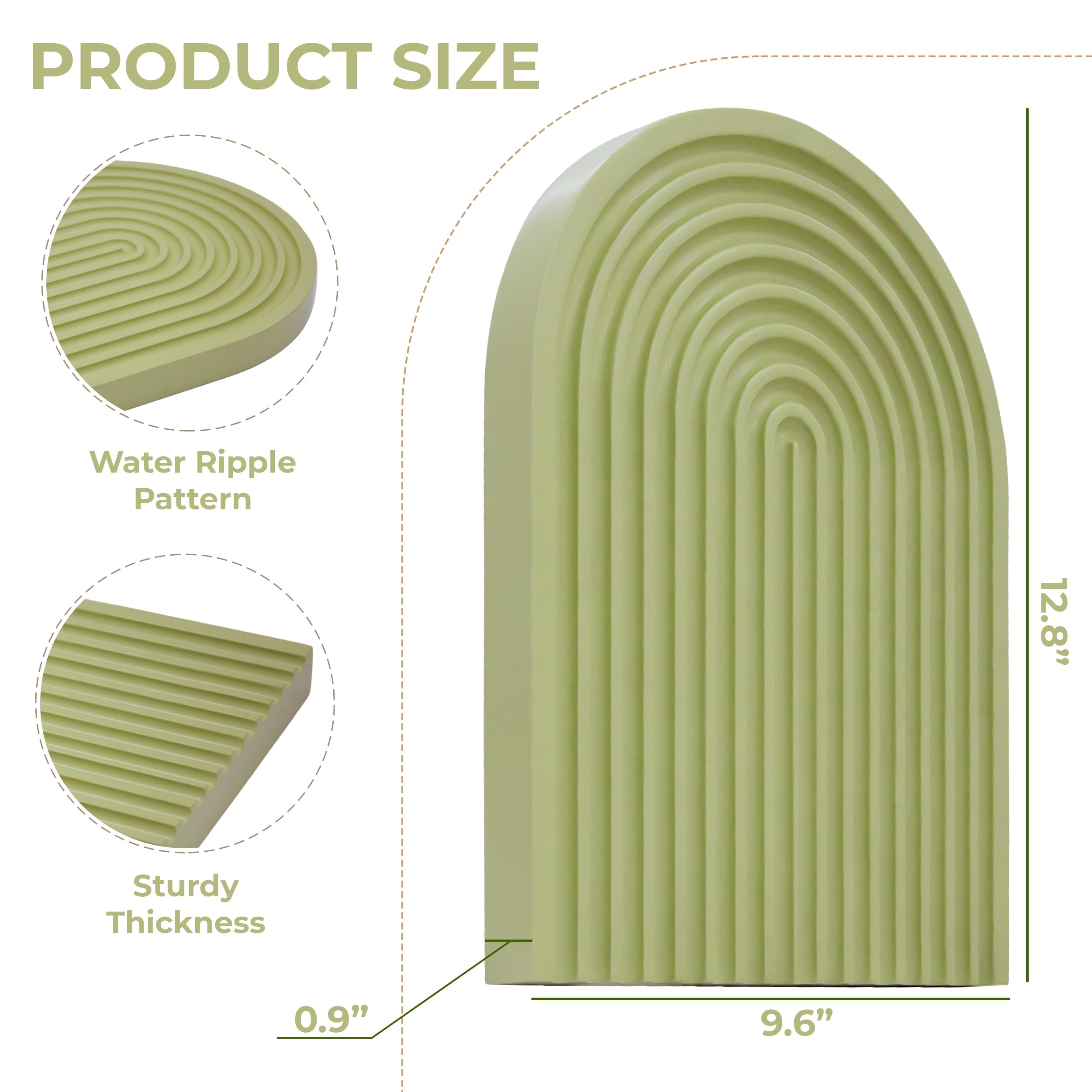 Koluraful Wood Arch Servingtray For Multi-Purpose Coffee Table, Breakfast, Dinner Kitchen Living Room Bedroom Home Decor For All