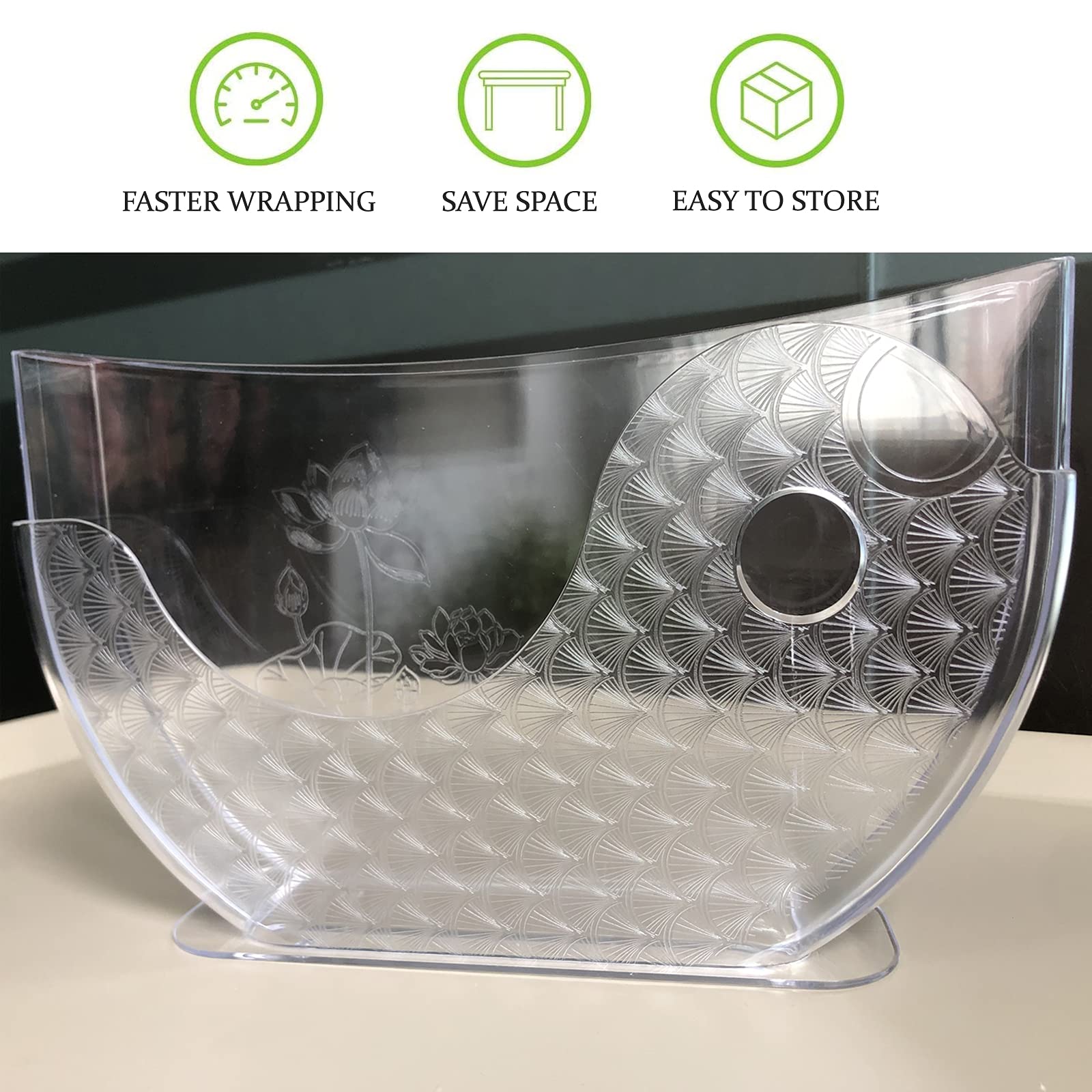 Argconner Summer Roll Water Bowl, Rice Paper Wrappers For Spring Rolls, Holder For Rice Papers Spring Roll Water Bowl (Rice Pape