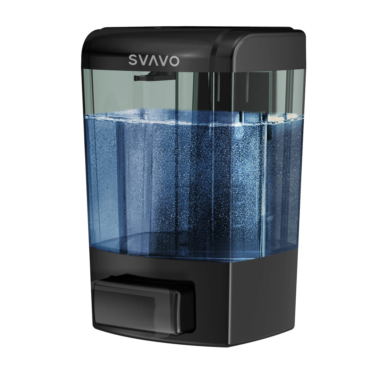 Svavo Wall Mounted Soap Dispenser Kitchen Bathroom Manual Soap Dispenser Refillable Hand Soap Dispenser For Liquid Contianers Sh
