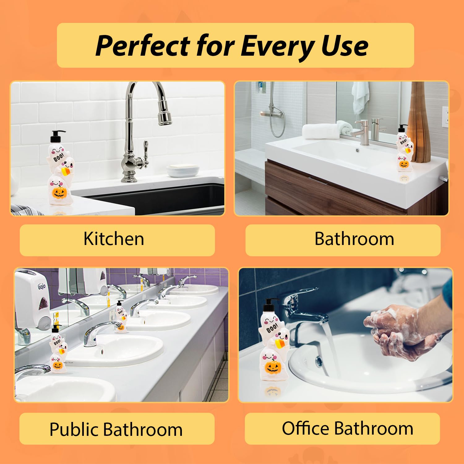 Novelty Decor Hand Soap Dispenser: Simple Pleasures Fun Shaped Bottle With Scented Liquid Soap - Decorative Hand Pump Refillable
