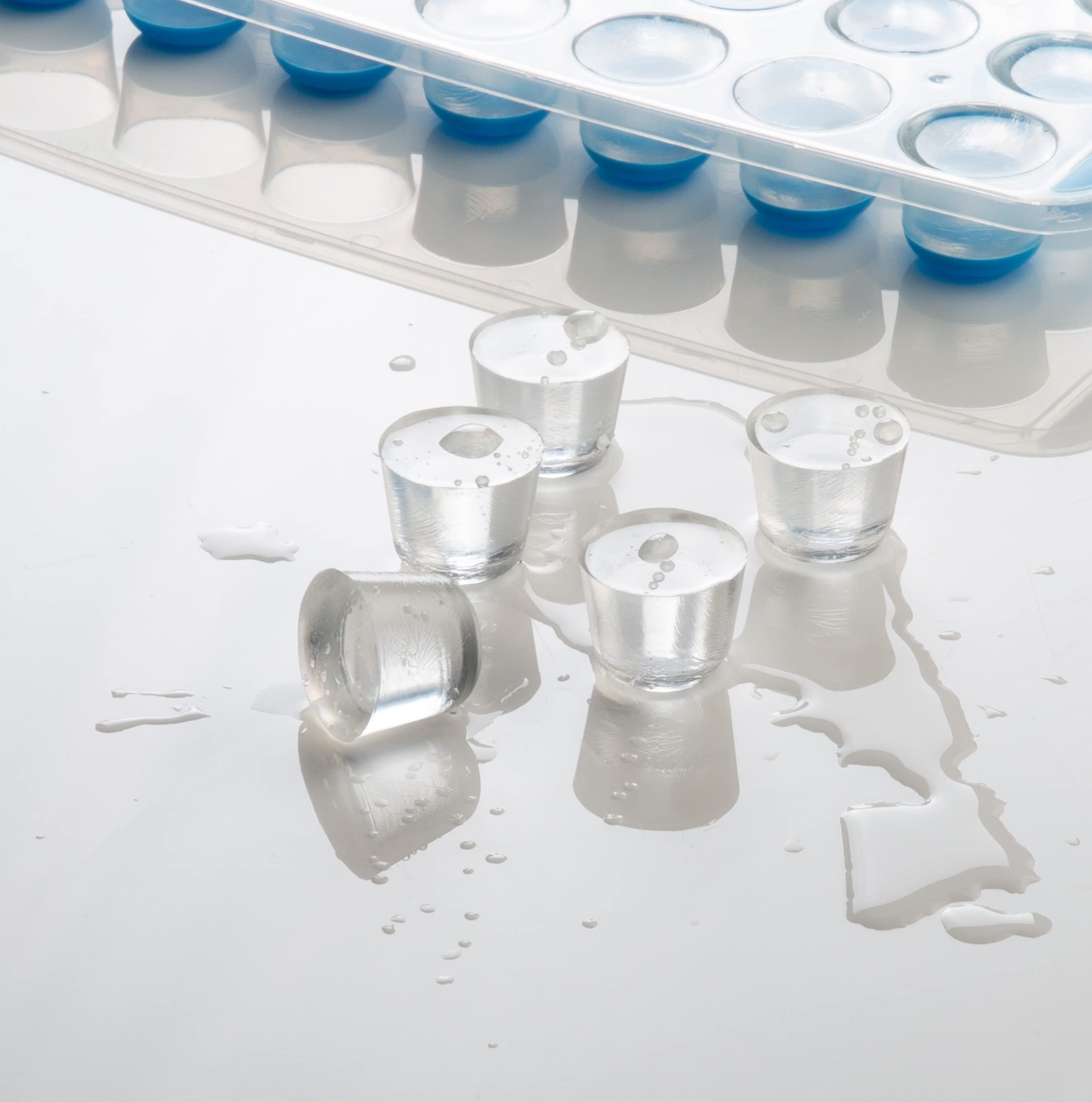 Kitchen Details 2 Pack Mini Ice Cube Tray | Dimensions: 11. 75'' X 4. 625'' X 1. 125'' | Makes 21 Mini Cubes | Dishwasher Safe |