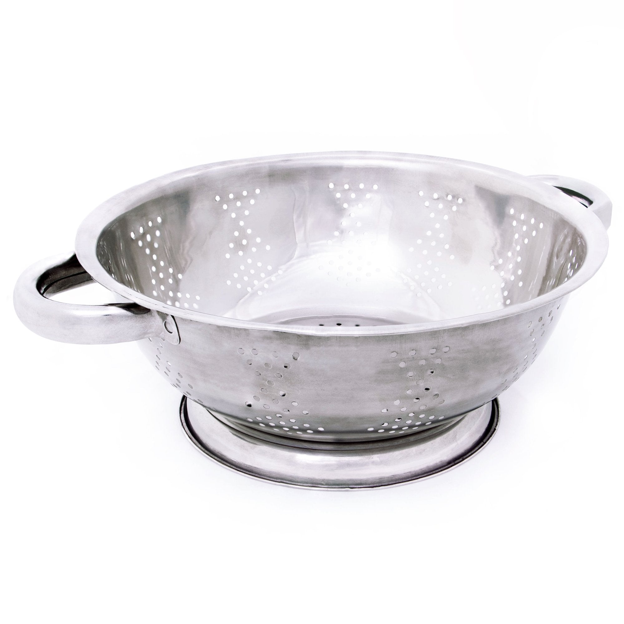 Kchen Rust Proof Stainless Steel Kitchen Colander For Straining, Steaming, Draining & Rinsing (11- Inch)