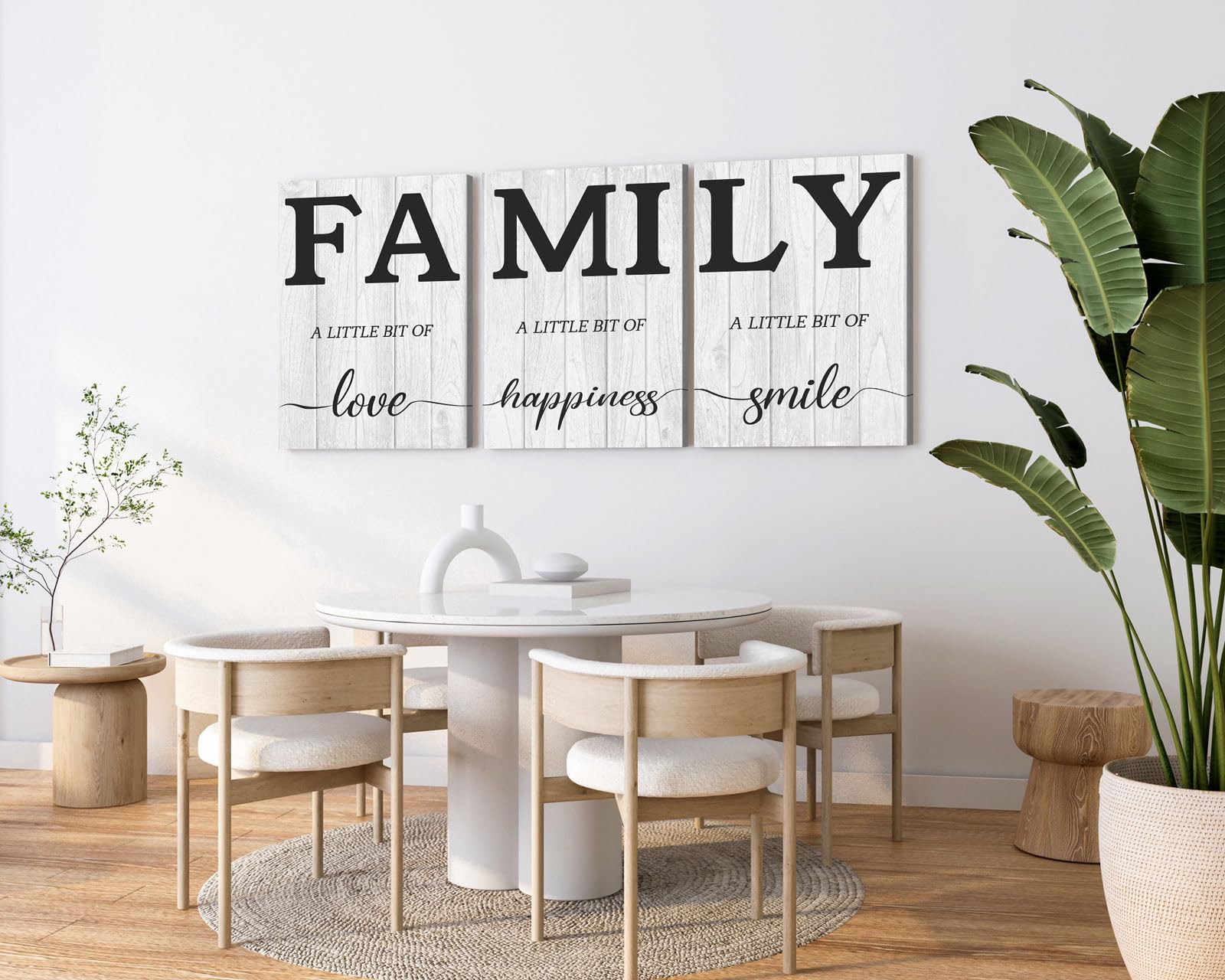 3 Piece Family Wall Decor Family Decor Family Wall Art Family Room Decor Family Quotes Wall Decor Family Canvas Wall Art Quotes