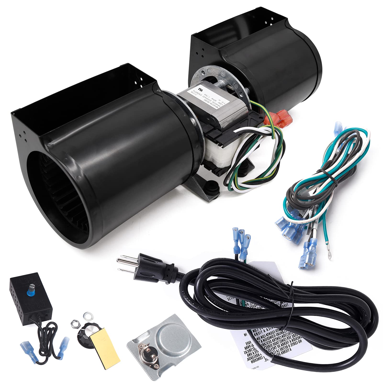 Hipoilk GFK-160A GFK-160 Fireplace Blower Fan Kit for Heat & Glo, Heat N Glo, Heatilator, Quadra-Fire, GTI, and Superior Firepla