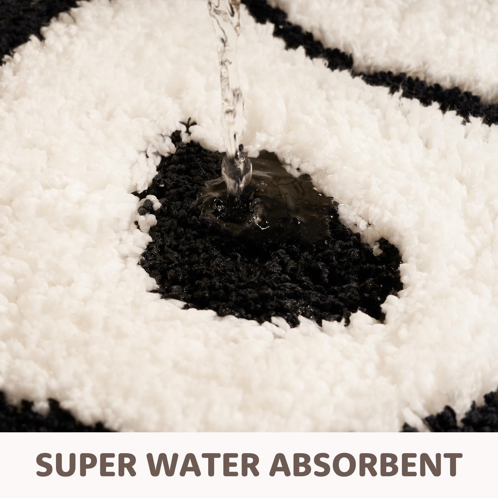 Dyefury Bath Mat - You Look Good, Cool Black And White Bathroom Rug, Non Slip, 27.5 X 20 Inch