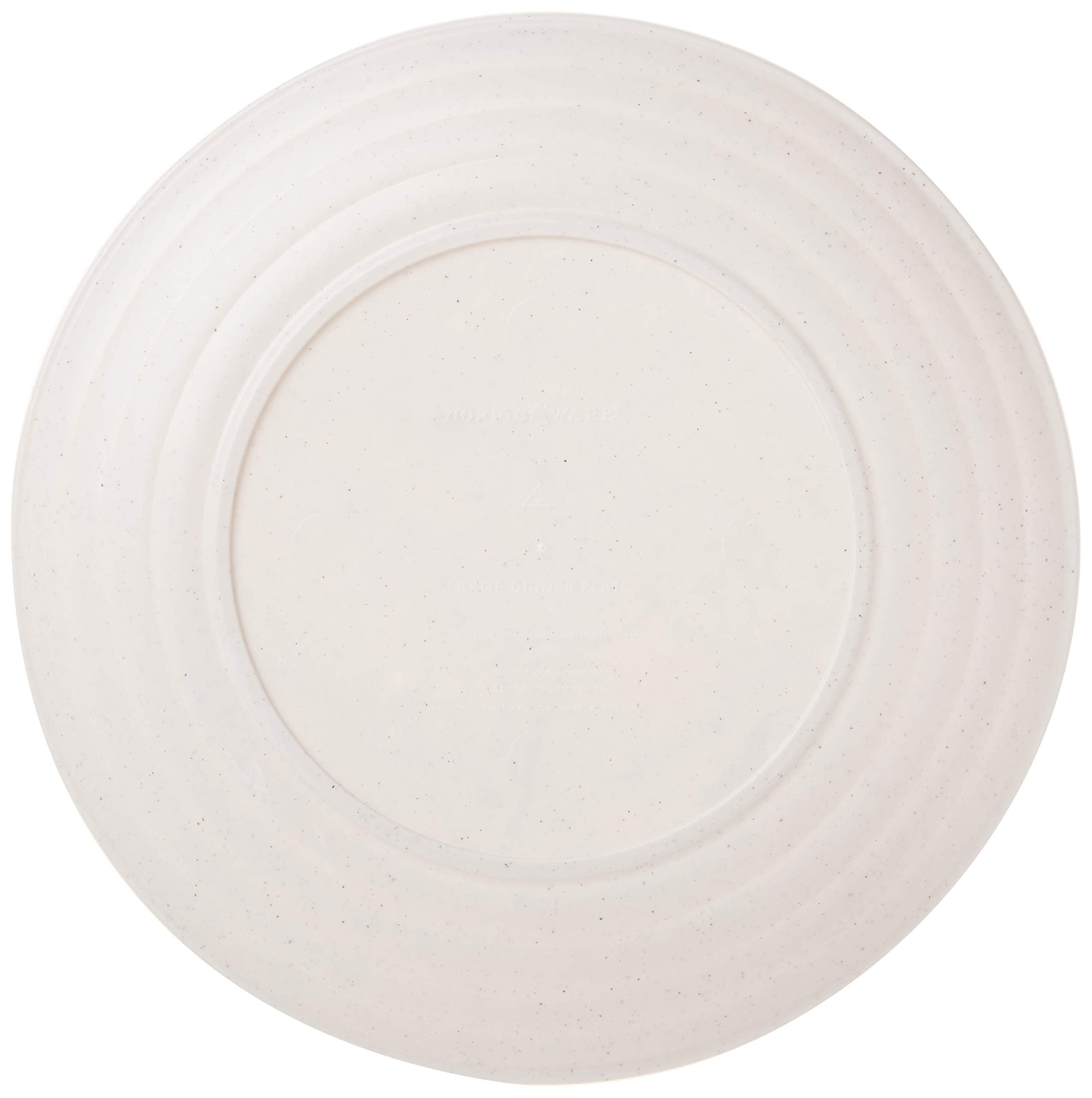 Nordic Ware Polypropylene Microwave Plates, 10" White, Pack of 4, Model 60090