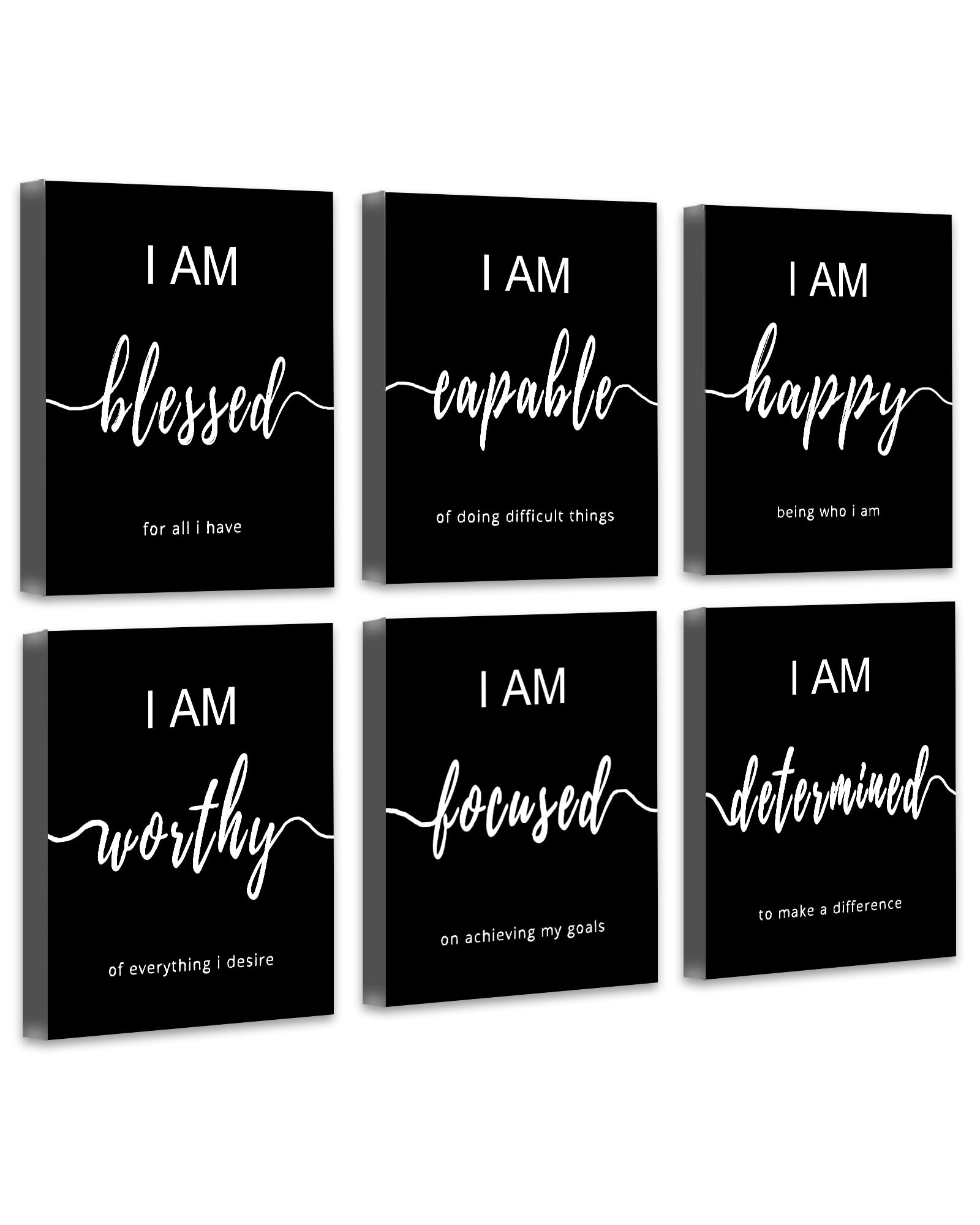 Drsoum Inspirational Wall Art Office Decor, Motivational Wall Art Prints for Office Bedroom Living Room Classroom, 8x10,FRAMED