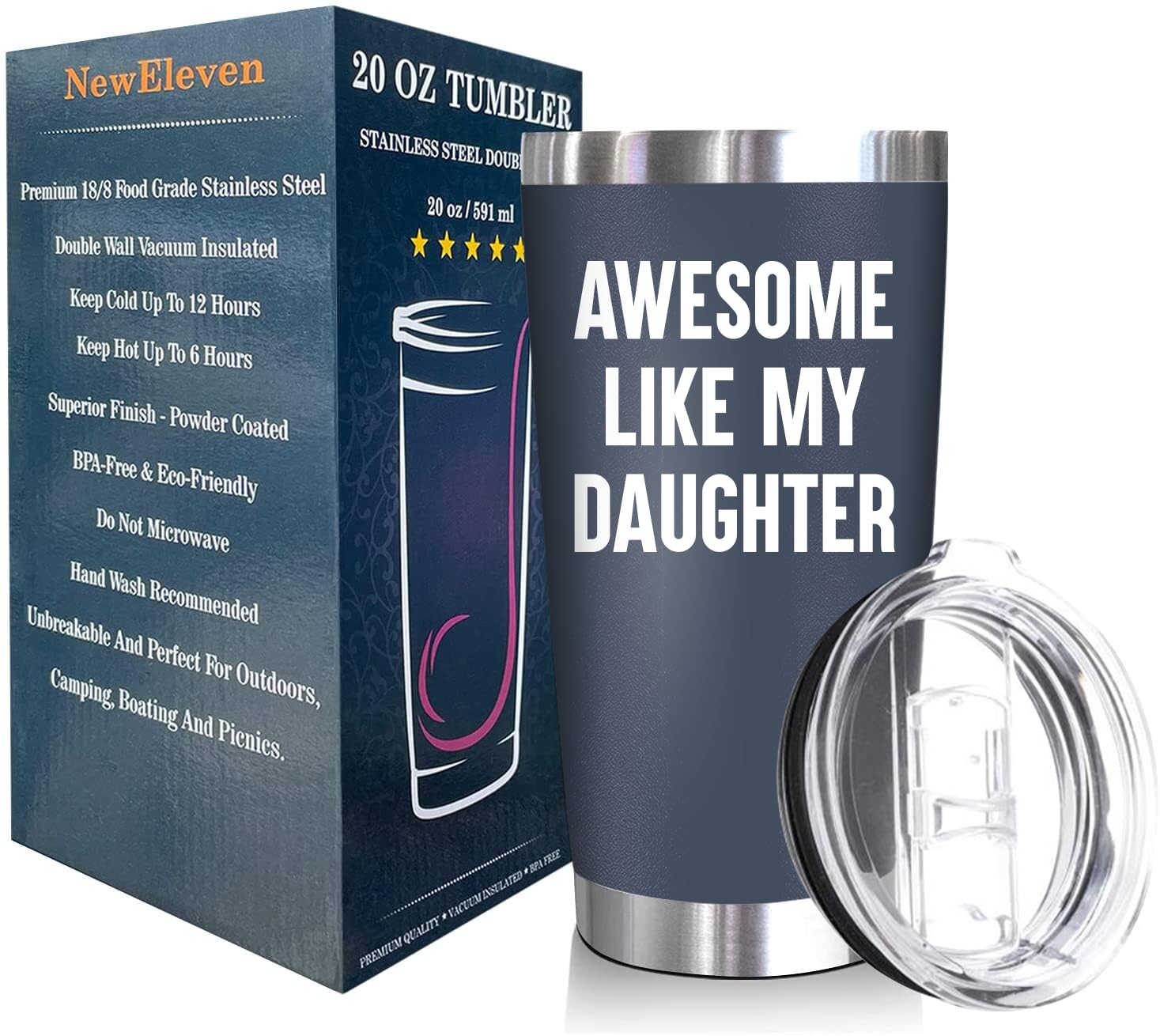 NewEleven Dad Gifts - Birthday Gifts For Dad From Daughter - Husband Gift - Unique Birthday Present Ideas For Father, Husband, N
