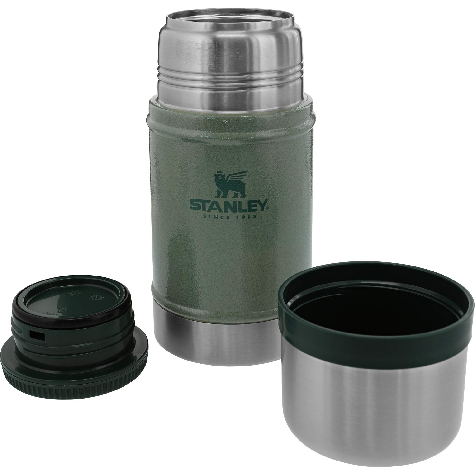 Stanley Classic 24 Oz. Hammertone Green Stainless Steel Vacuum Insulated Food Jar