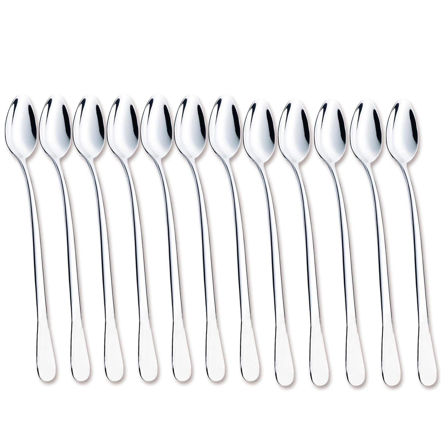 Oaaxbbecco 12 Pieces Stainless Steel Teaspoon,7.5 Inches