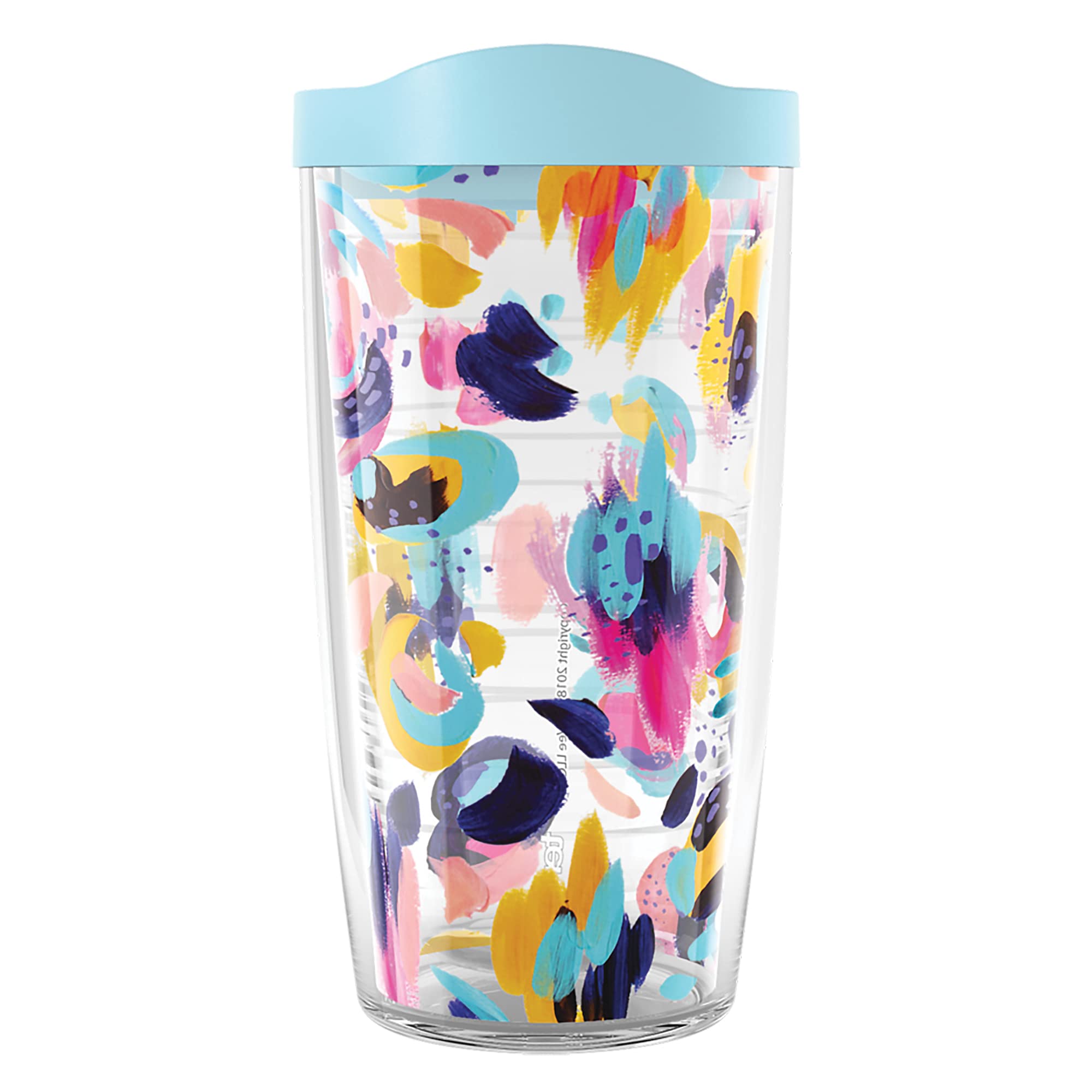 Tervis Ettavee Be Spot On Made In Usa Double Walled Insulated Tumbler Travel Cup Keeps Drinks Cold & Hot, 16Oz, Classic