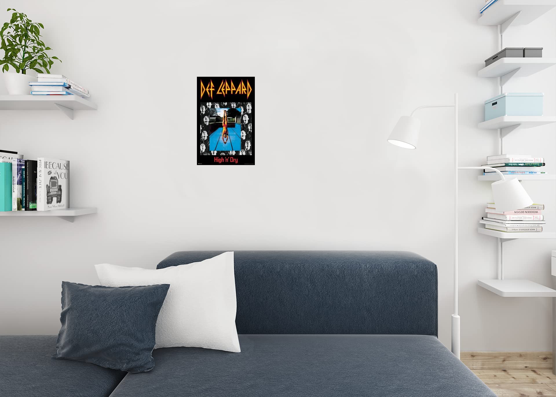 Def Leppard High And Dry Album Cover Heavy Metal Music Merchandise Retro Vintage 80S Aesthetic Band Cool Wall Art Print Poster 1