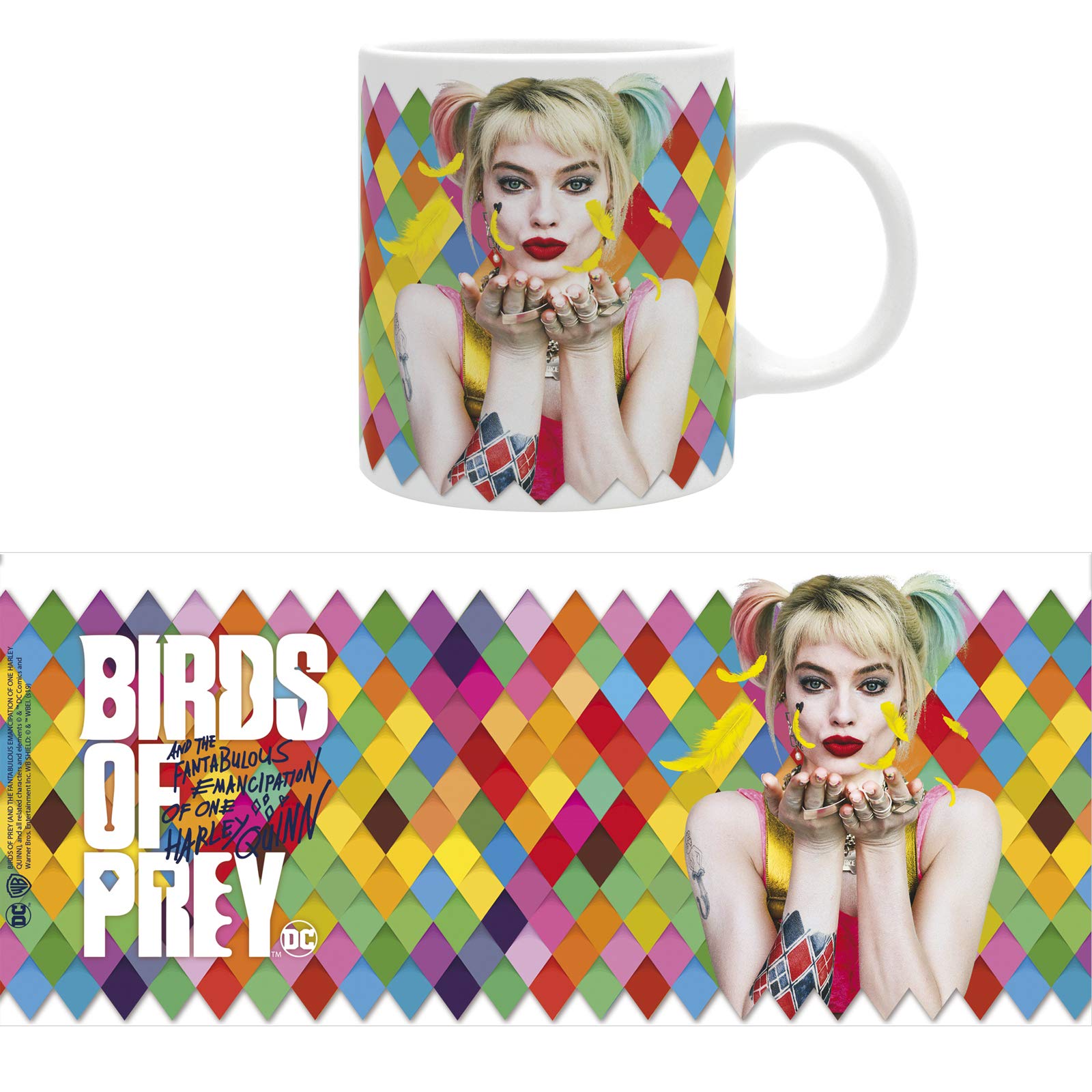 Abystyle - Dc Comics - Birds Of Prey - Mug - 320Ml - Arlequin