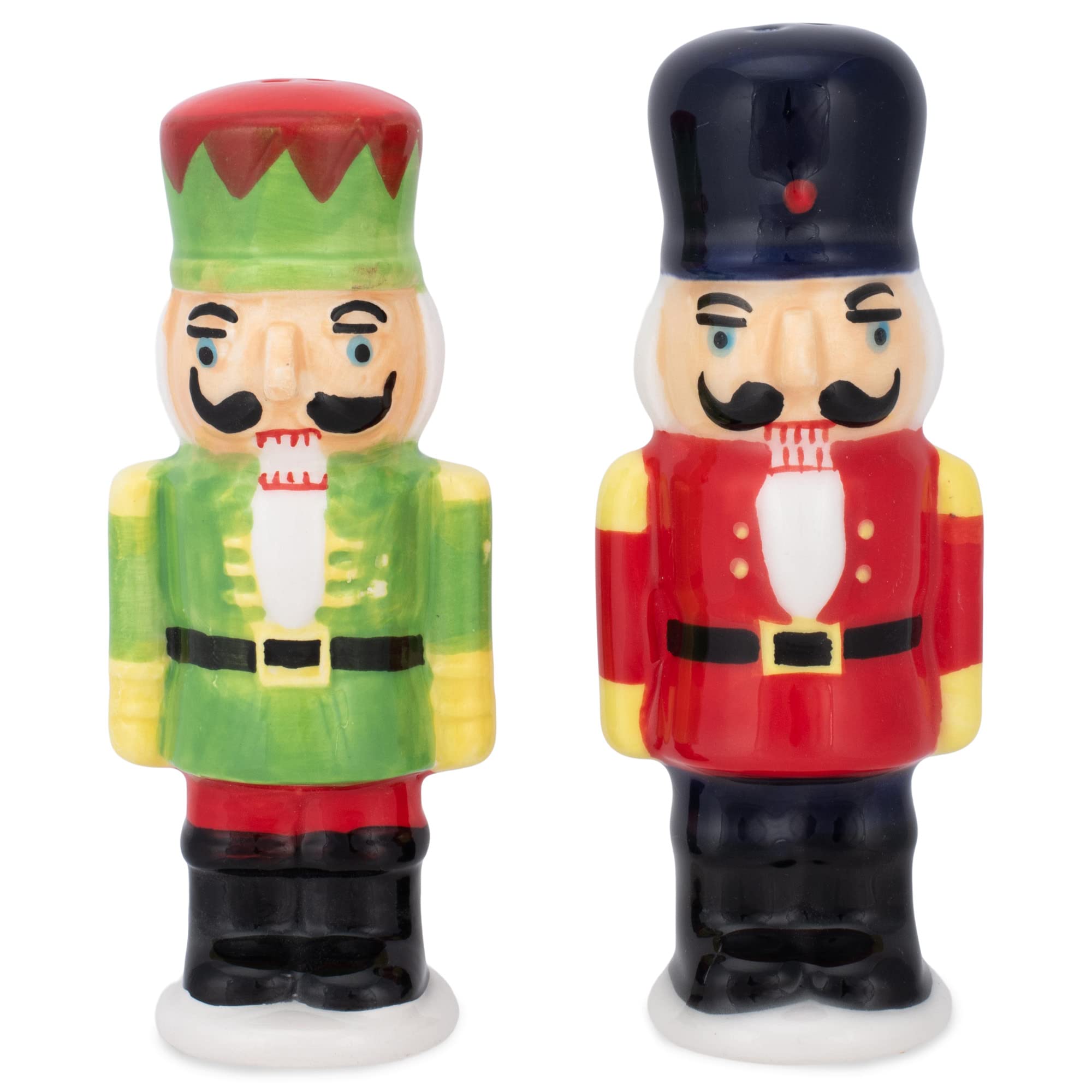 Transpac Nutcracker Soldiers Holiday Salt And Pepper Shaker Set