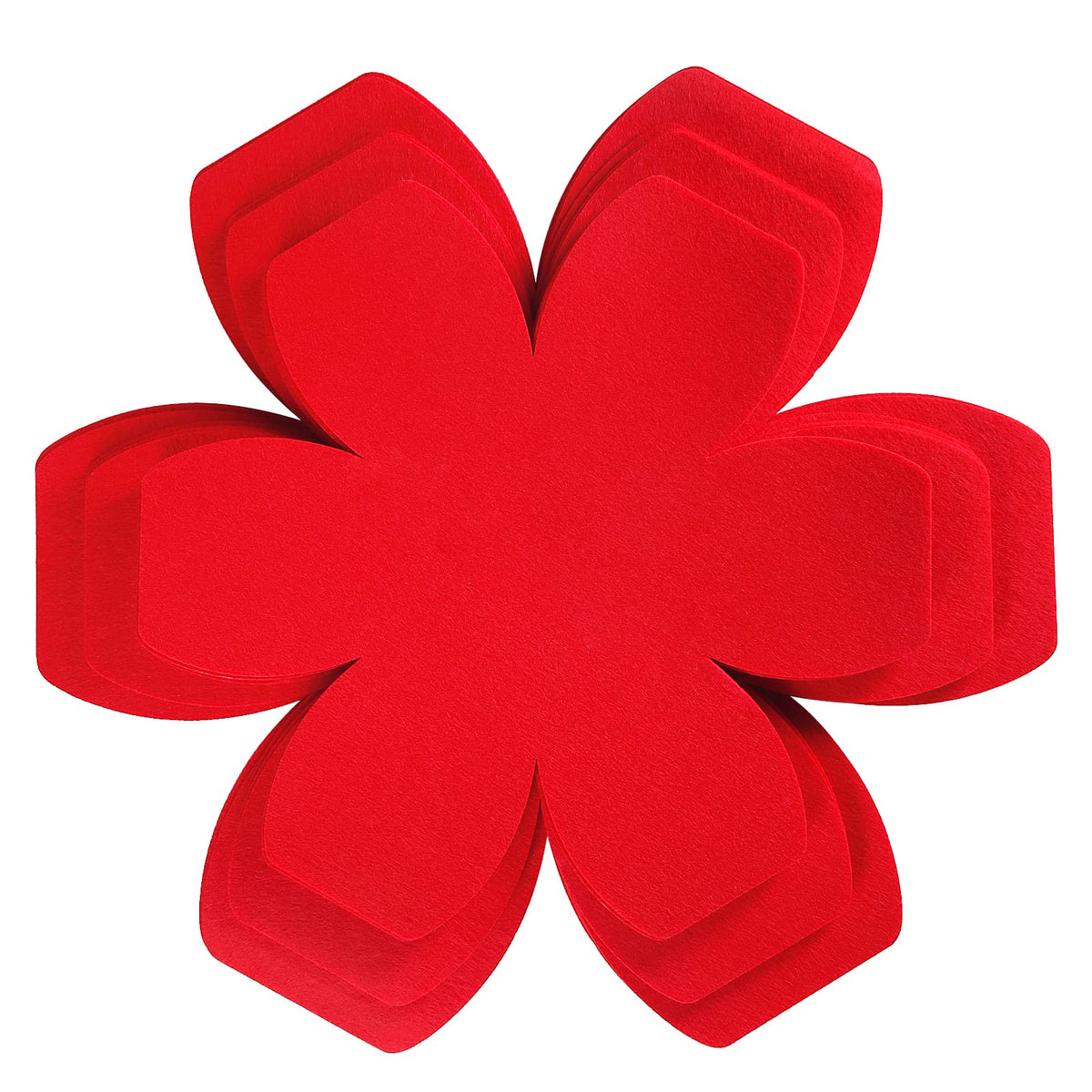 Bykitchen Pan Protectors, Set Of 12 And 3 Different Sizes, Larger & Thicker Felt Pot Pan Separators, Red Pan Dividers Protectors