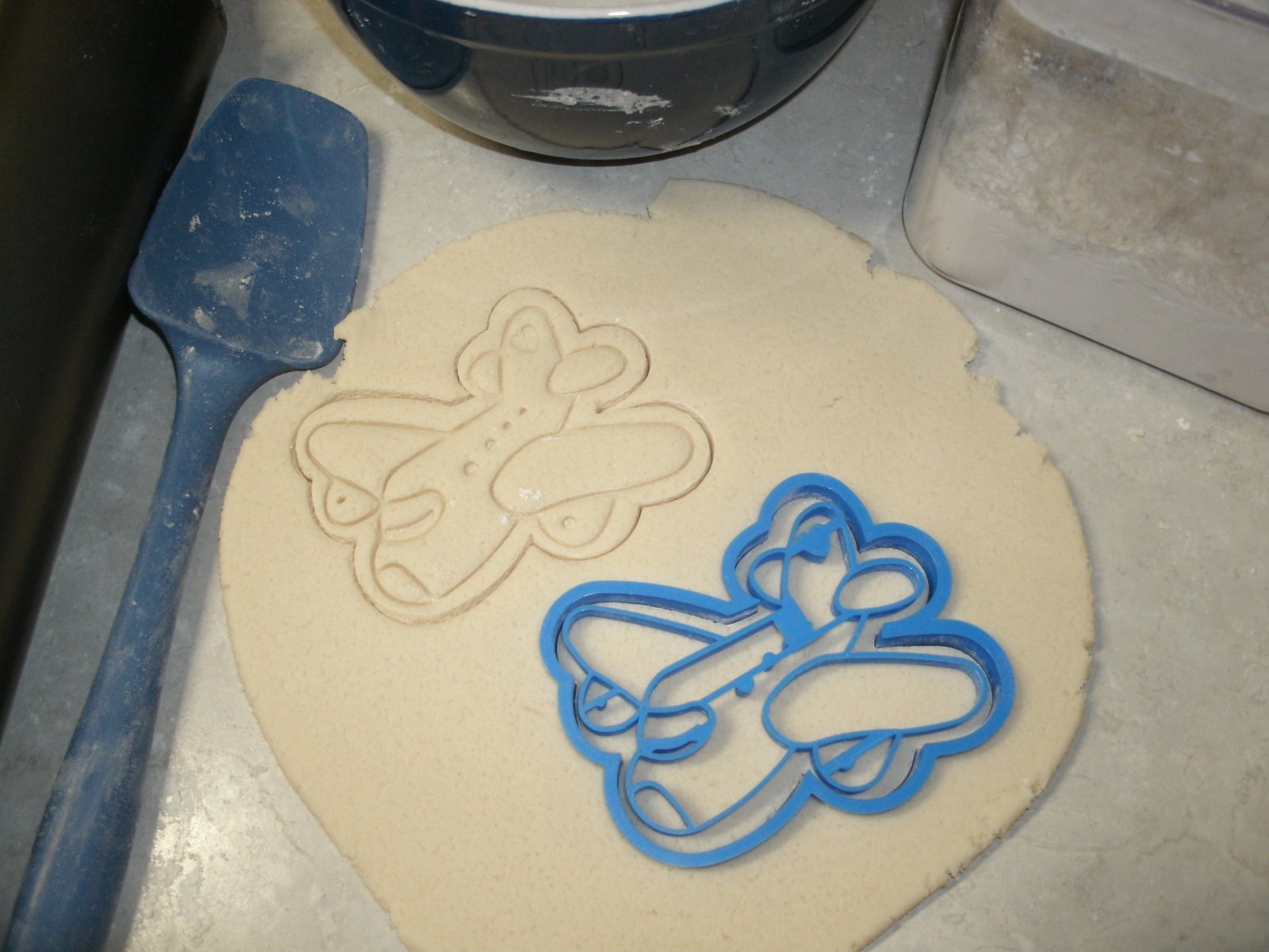 Airplane 2 Piece Jet Plane Cookie Cutter And Stamp Made In Usa Pr673